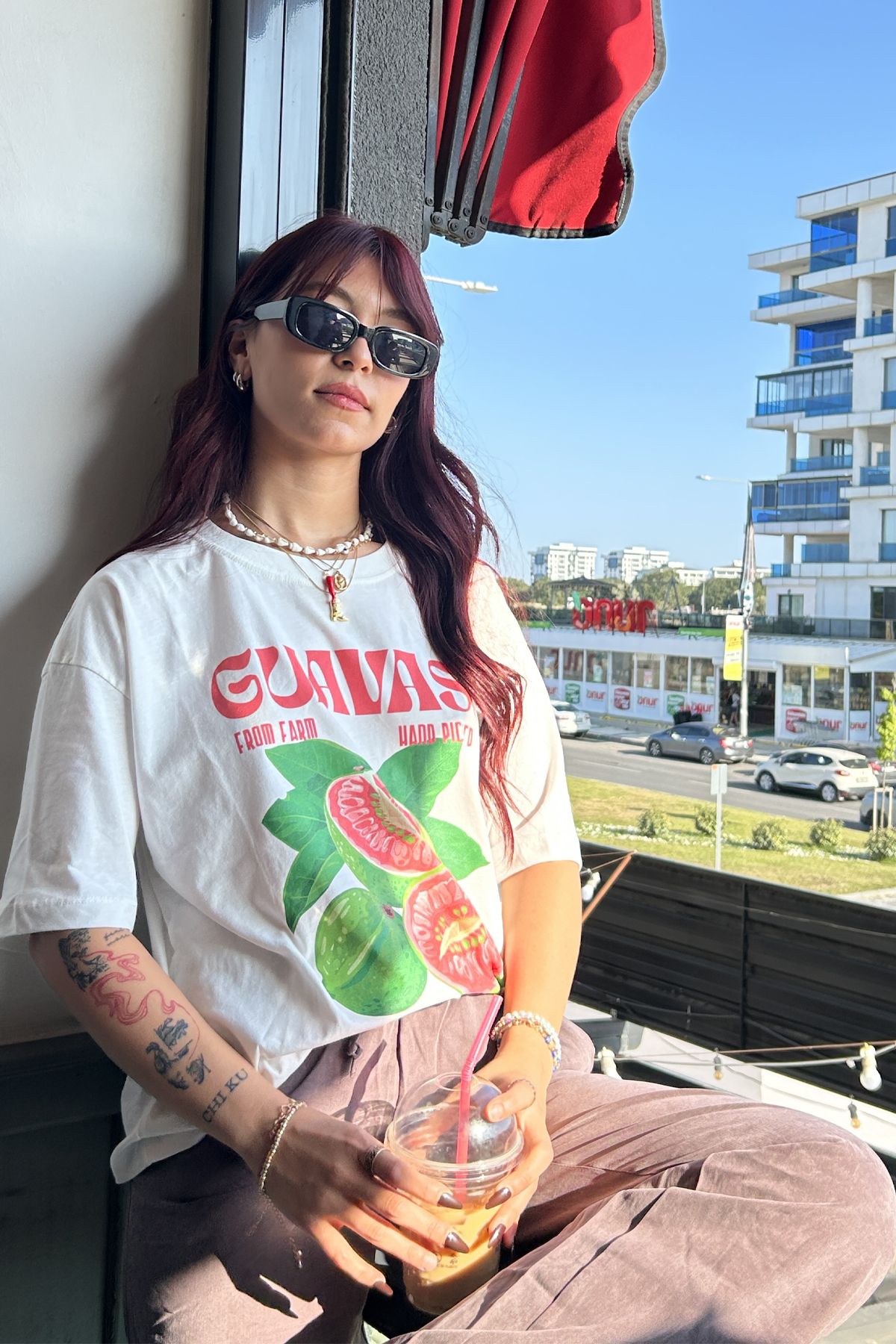 lavifel Guavas Basic Kadın T-Shirt
