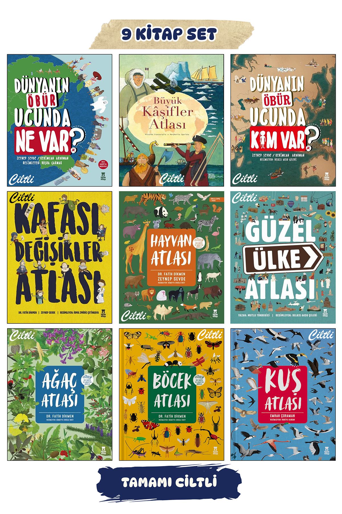 Taze Kitap Dünyanın Öbür Ucunda Ne Var Büyük Kaşifler Kafası Değişikler Güzel Ülke Böcek Kuş Hayvan Ağaç Atlası