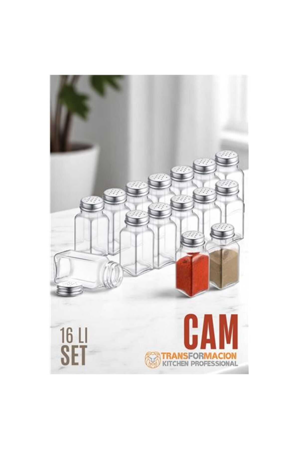ModaCar Engstore Cam Tuzluk Biberlik Karabiberlik 16 lı SET