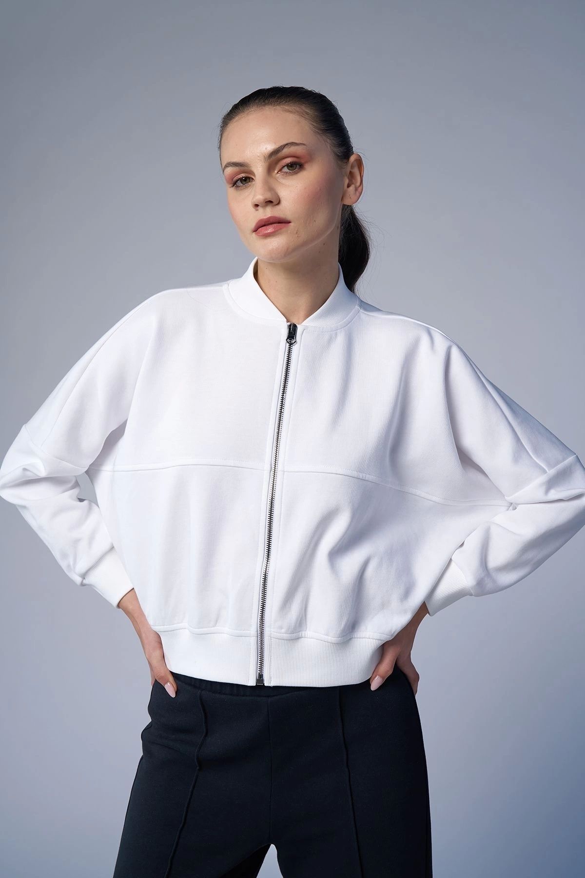 aradimtaradim Kadın Beyaz Fashion Eşofman Takım 4578