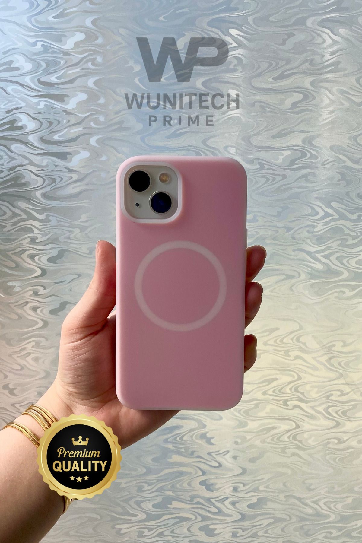WUNİT Iphone 13-14-15 Magsafe Uyumlu Soft Renkli Premium Kılıf