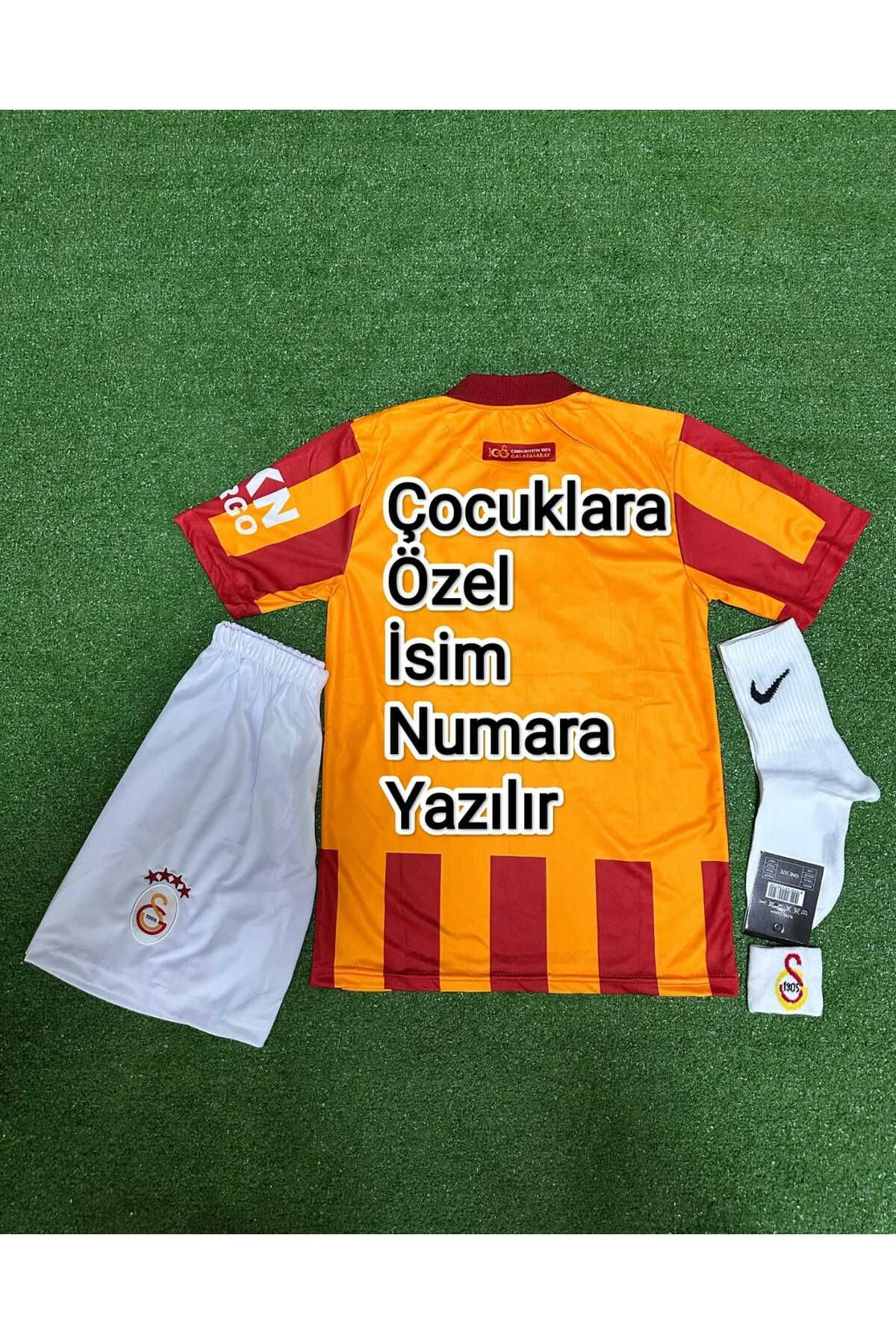 Marka Extra GALAtAsArA'y- 2024.2025 100.YIL ÖZEL ÇOCUK Futbol Forması 4.LÜ SET ÇOCUKLARA ÖZEL İSİM NUMARA
