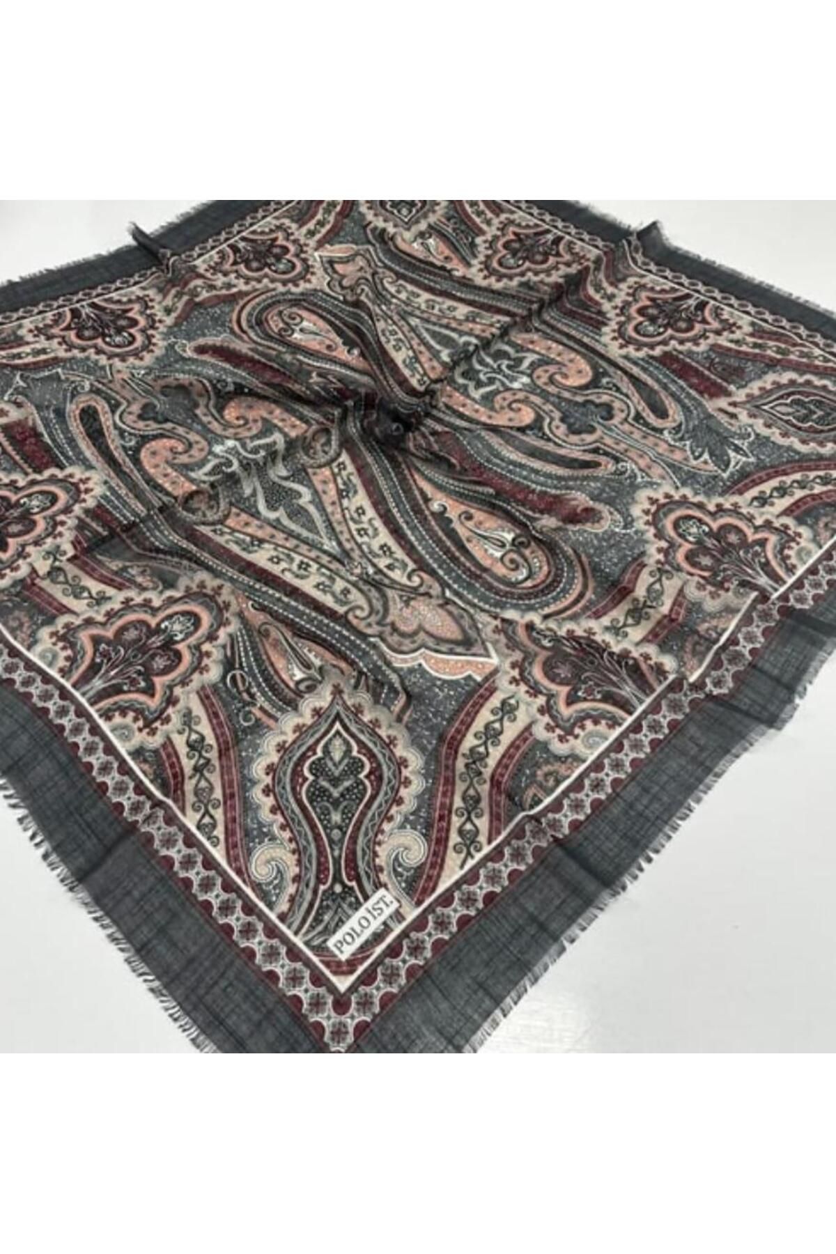 Asel Scarf Poloist Pamuklu Flamlı Eşarp