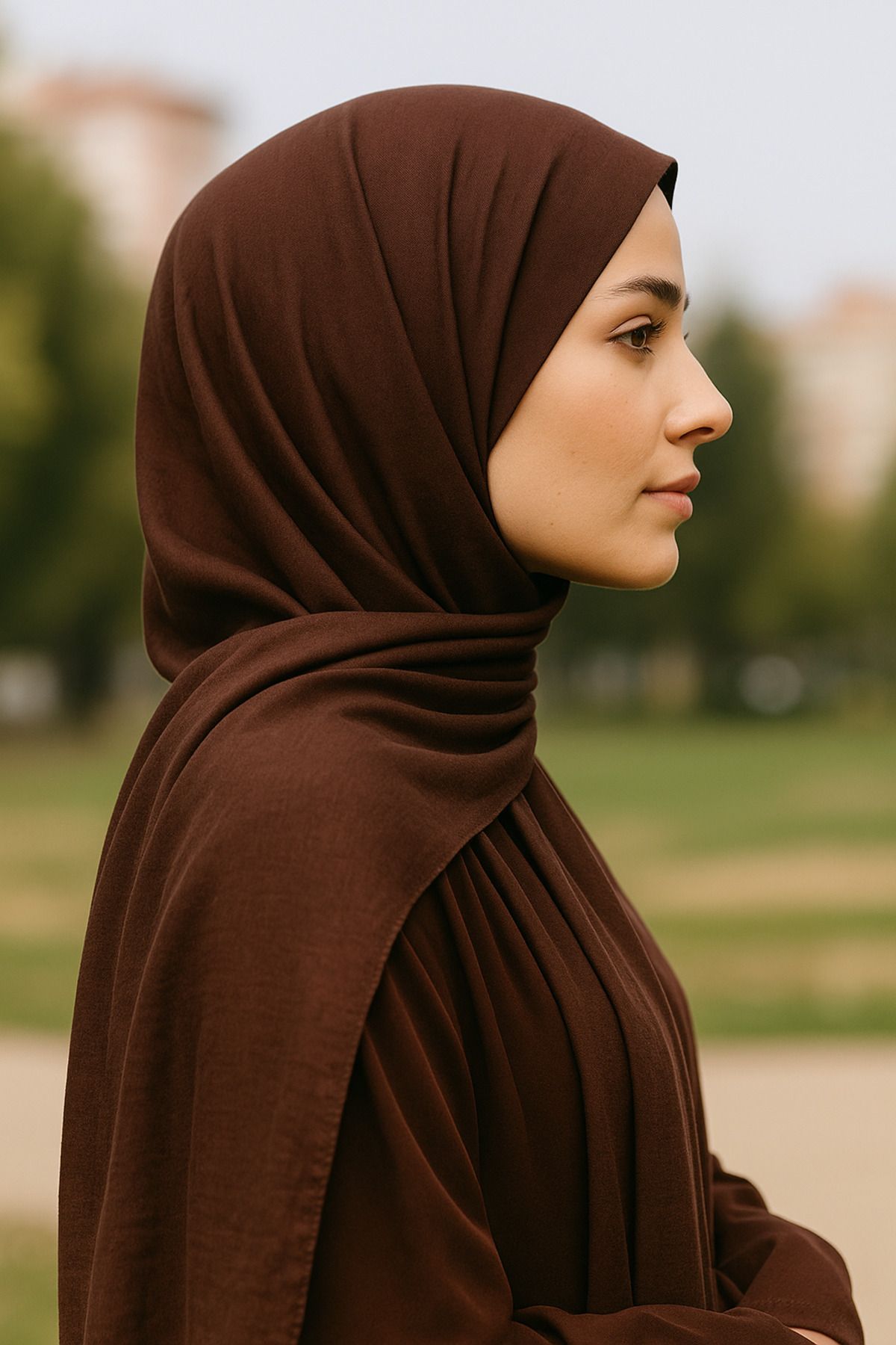 Nuva Land Soft Modal - Düz Renk Şal