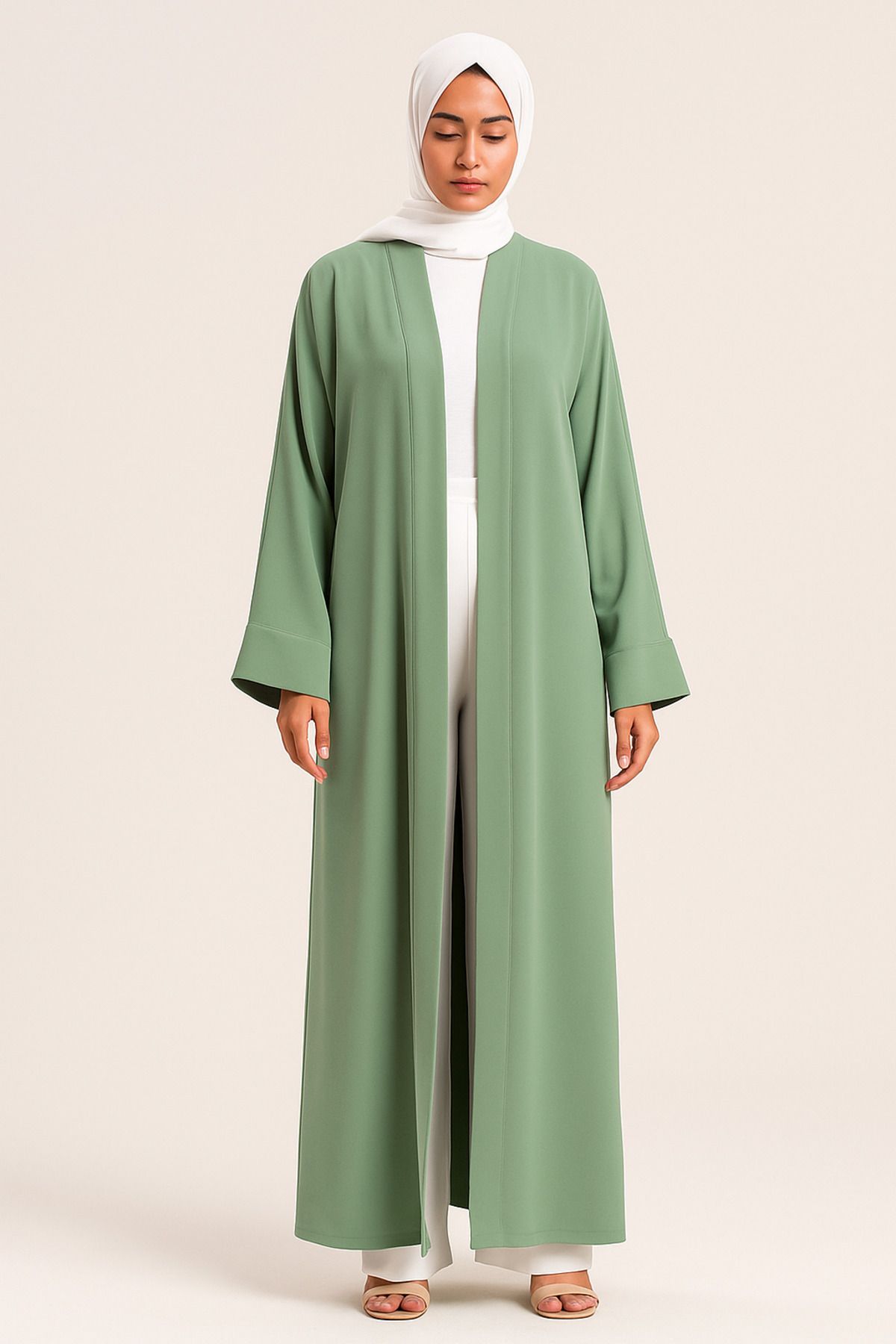 Misue Handmade Medine İpeği Abaya Ferace, Dökümlü Abaya, Tesettür Giyim Abaya, Premium Abaya Ferace, Modest Giyim