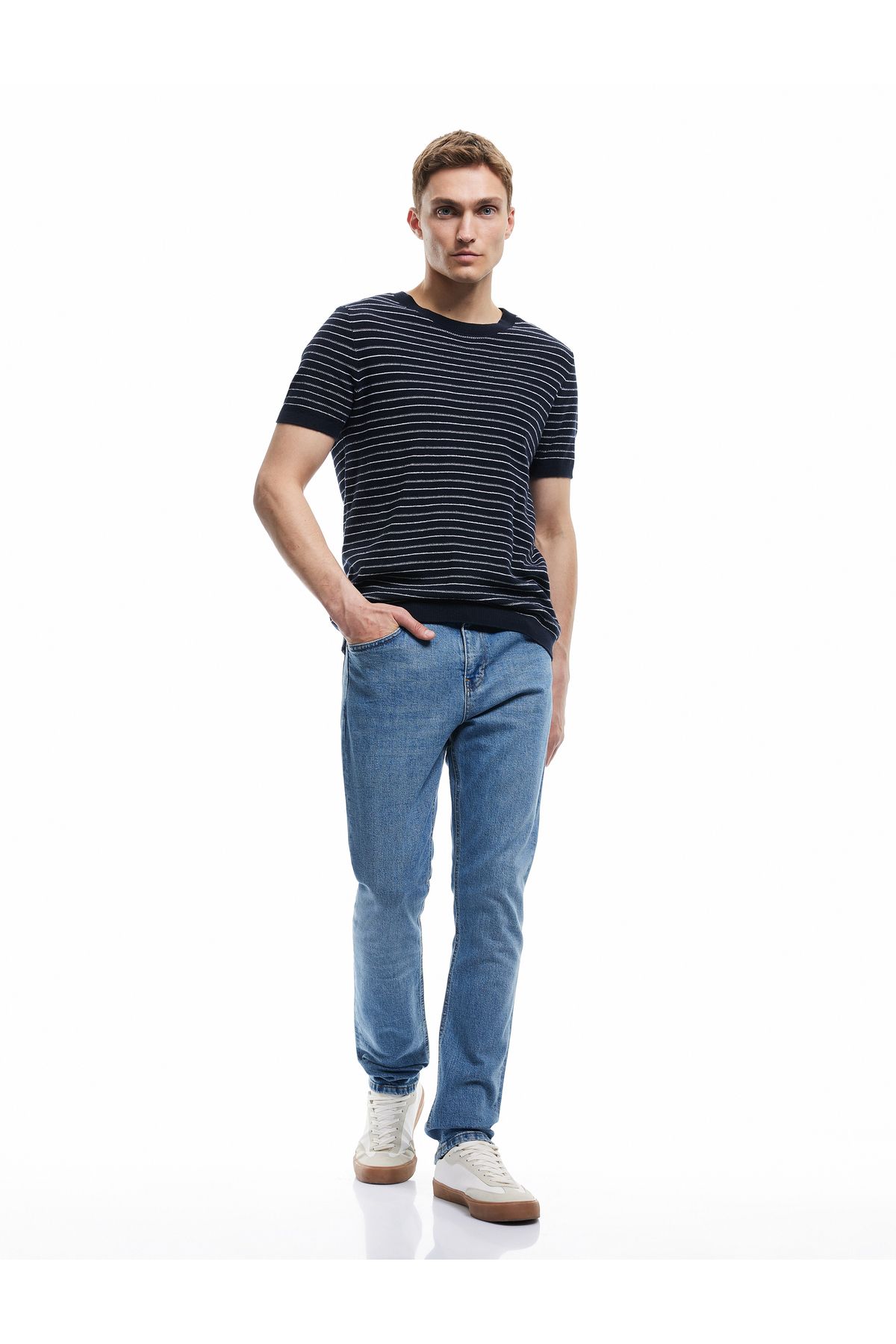 Koton Yeni Sezon Normal Bel Pamuklu Slim Fit Jean Pantolon - Brad Jean