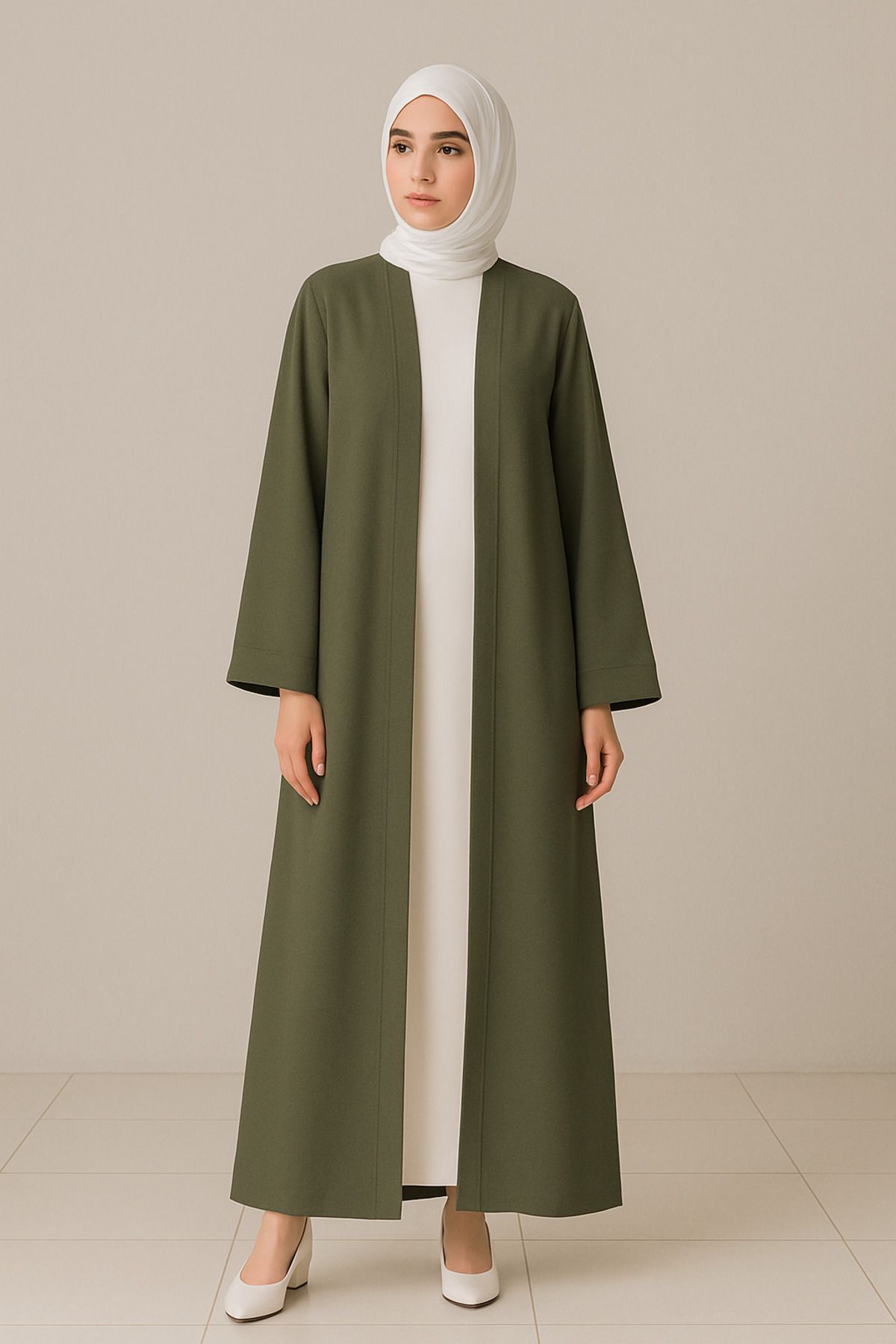 Misue Handmade Medine İpeği Abaya Ferace, Dökümlü Abaya, Tesettür Giyim Abaya, Premium Abaya Ferace, Modest Giyim