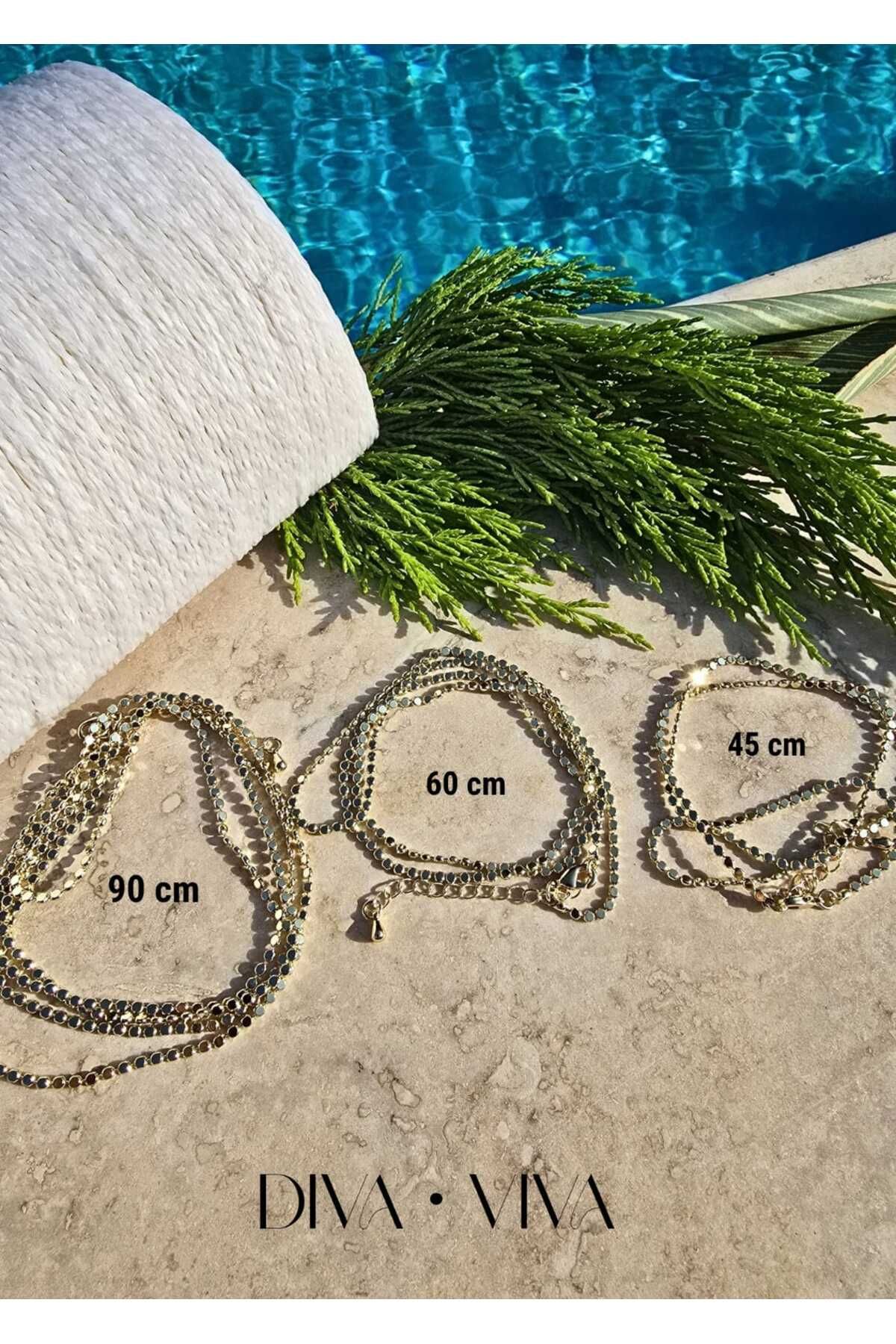 DivaViva Luna Glow Ezme Pul Kadın Kolye