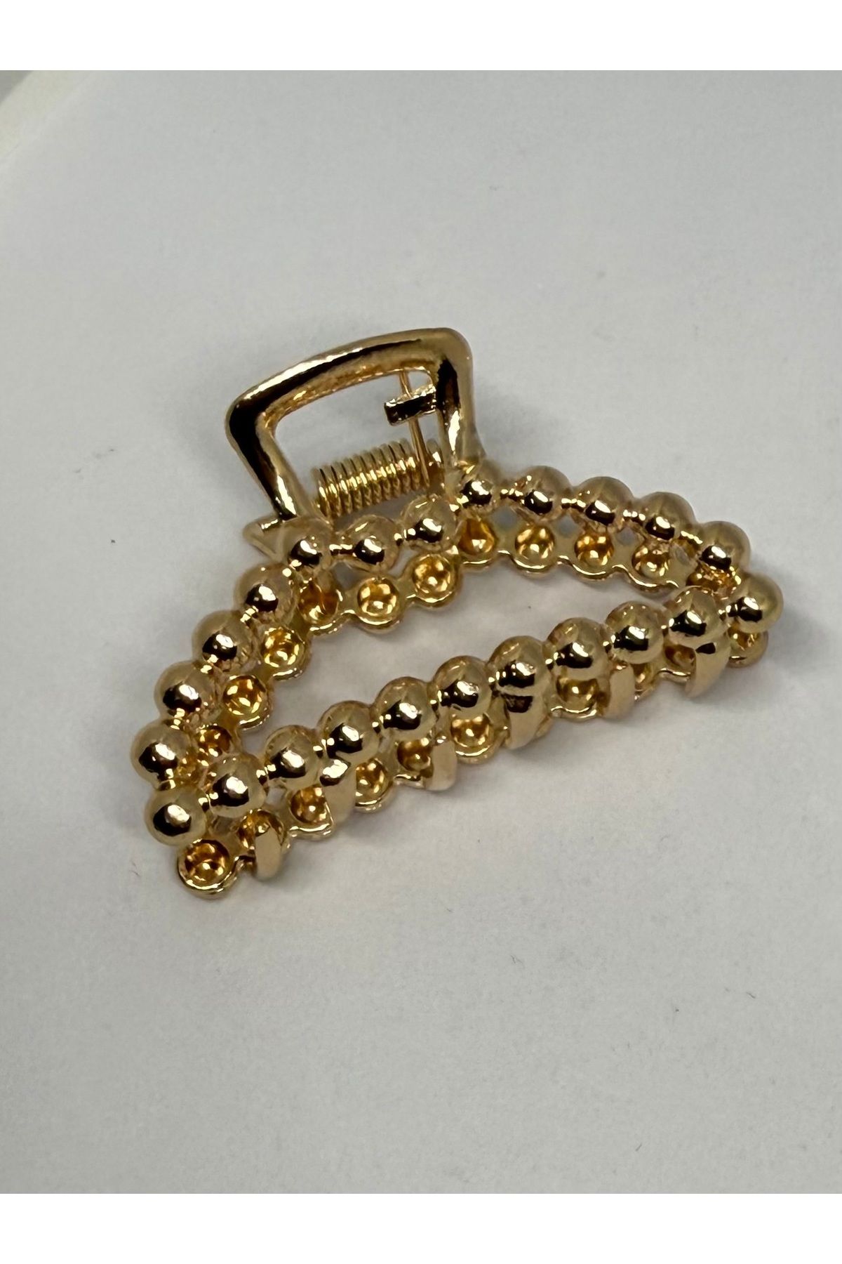 Gulsah's Store Metal gold yarım ay mandal toka
