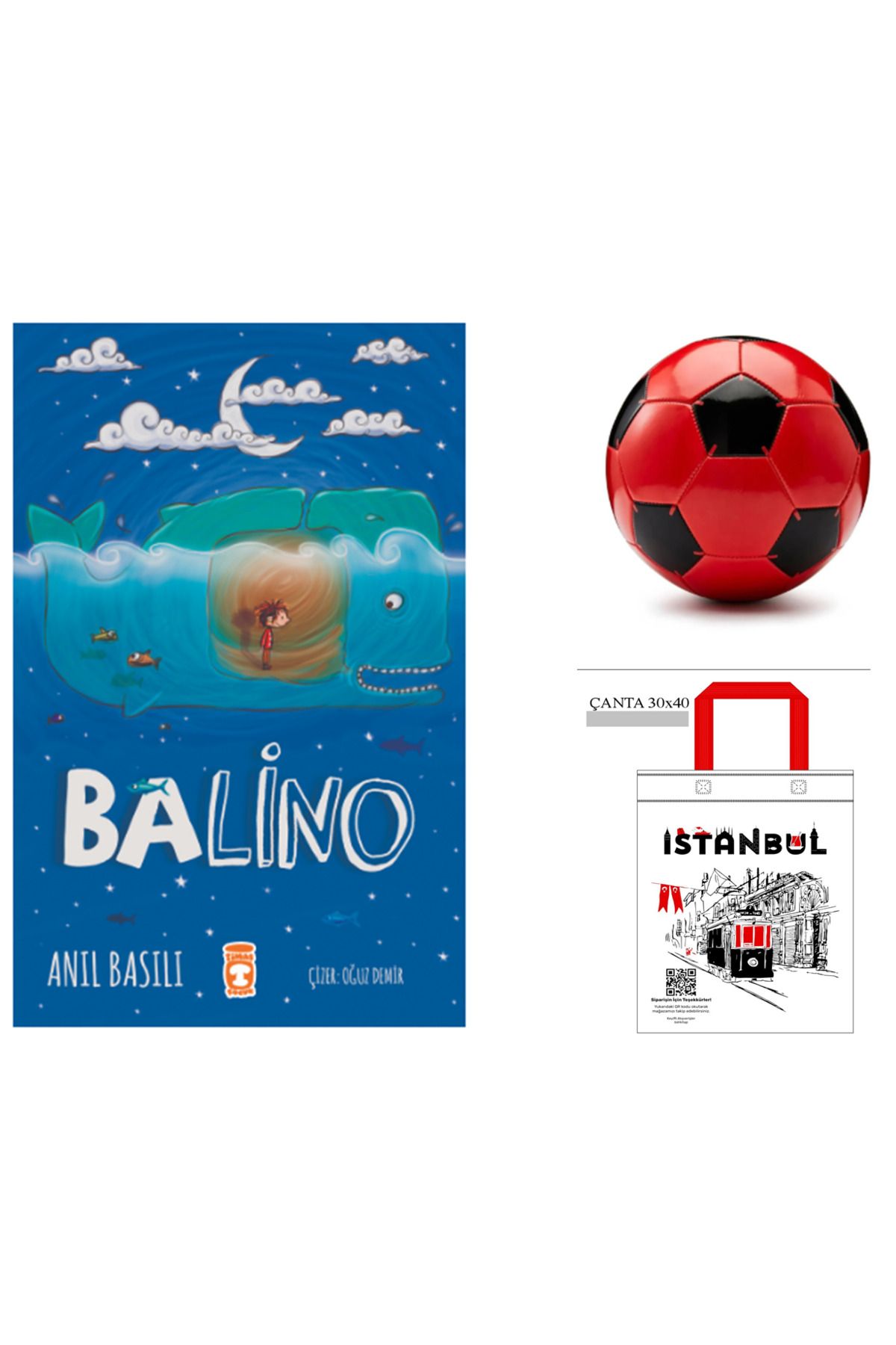 Timaş Çocuk Balino futbol topu - bez çanta hediyeli