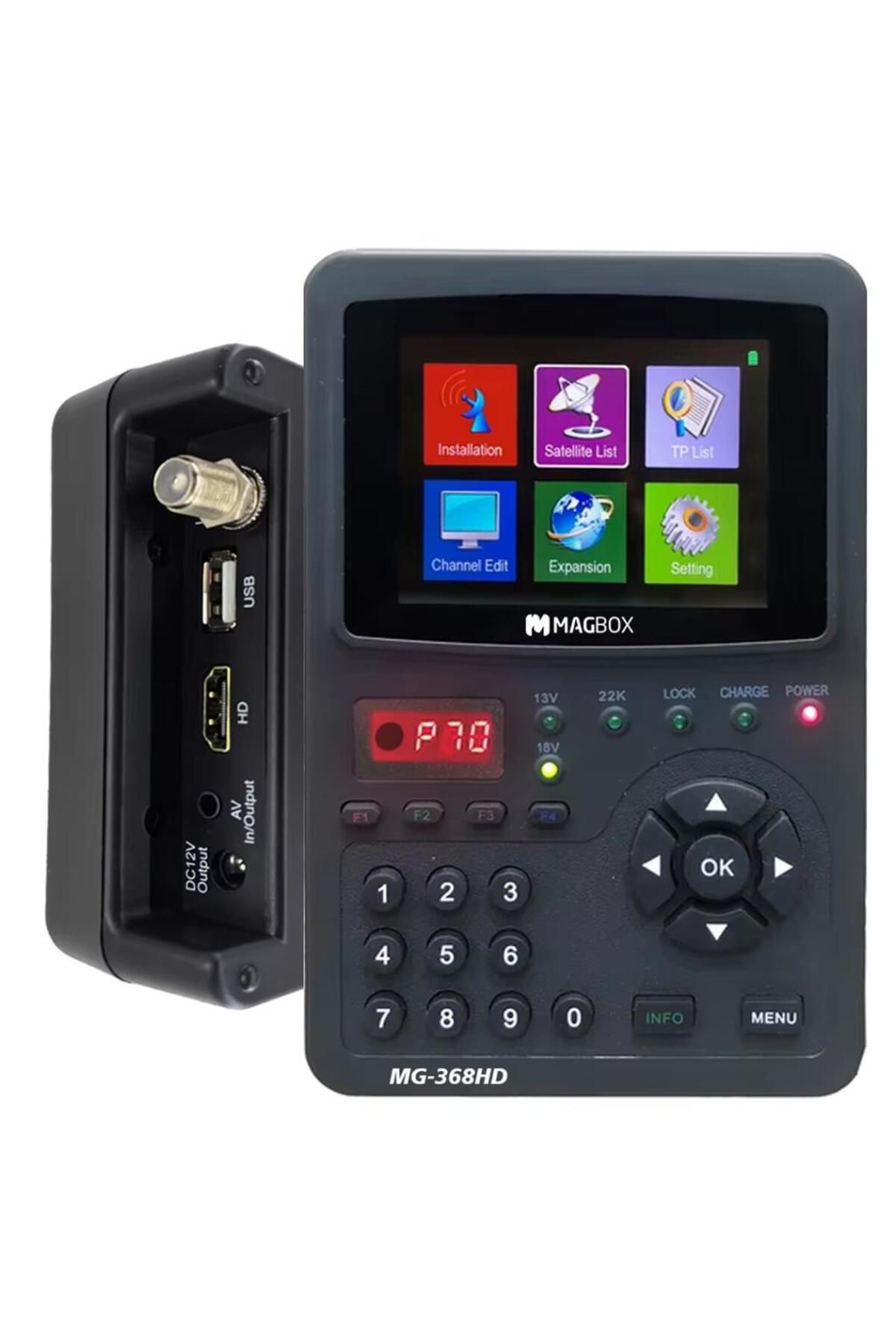 Aydoganticaret44 MG-368HD 3.5 İNÇ FULL HD LCD EKRANLI GÖRÜNTÜLÜ DİJİTAL UYDU YÖN BULUCU