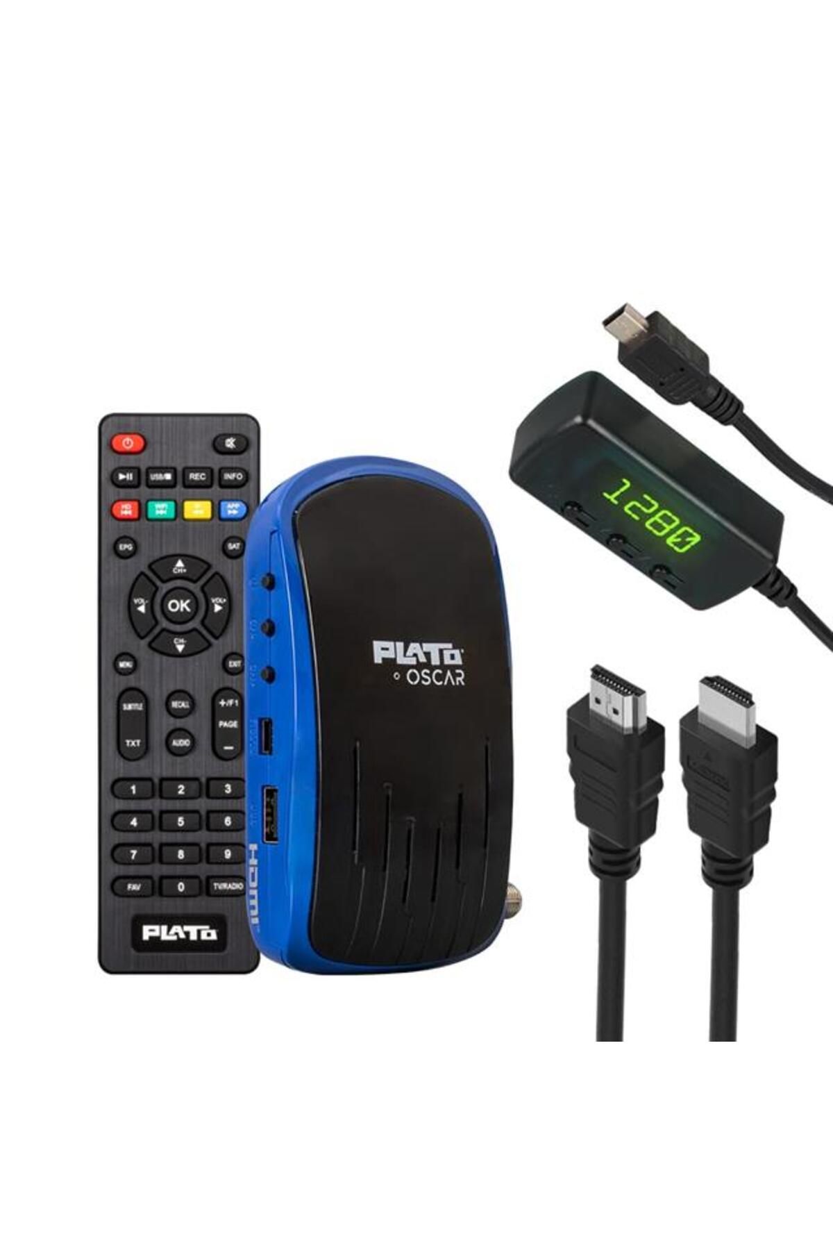 feifei Plato Oscar Çift Usb'Li Tkgs'Li Full Hd Uydu Alıcısı