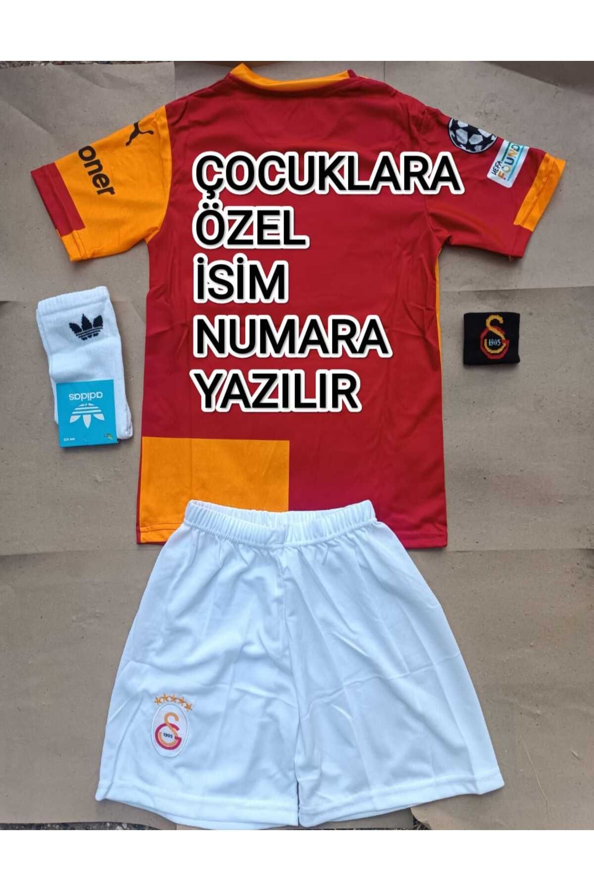 Marka Extra GALAtAsArA'y 5.YILDIZLI 2024.2025 PARÇALI Futbol Forması 4.LÜ SET ÖZEL İSİM NUMARA