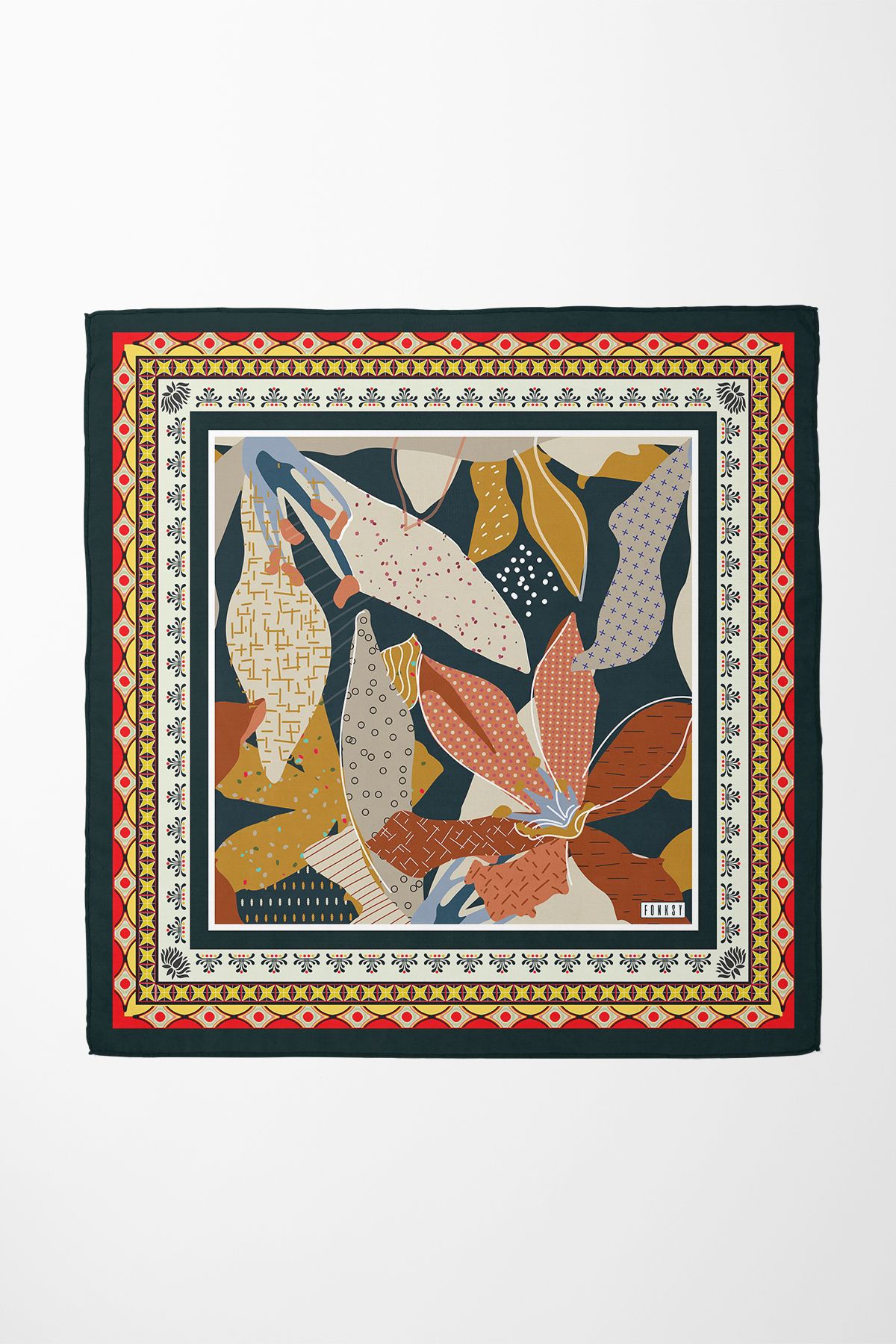Sozakko Fall Colors Twill Kadın Saç & Boyun Aksesuarı – Bandana ve Fular