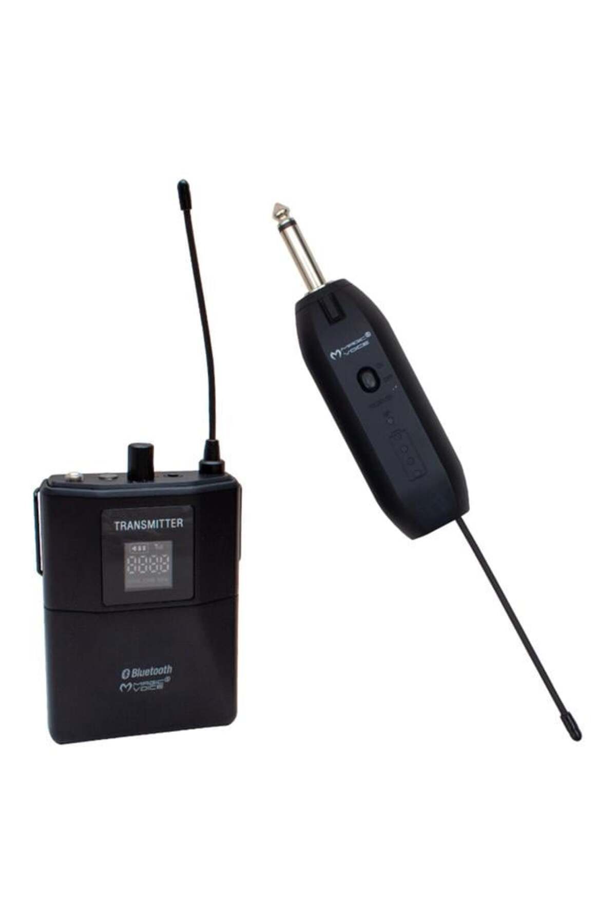feifei Magicvoice Mv-19601 Uhf Kablosuz Enstrüman Uyumlu Bluetooth Jak Girişli İkili Mikrofon Set