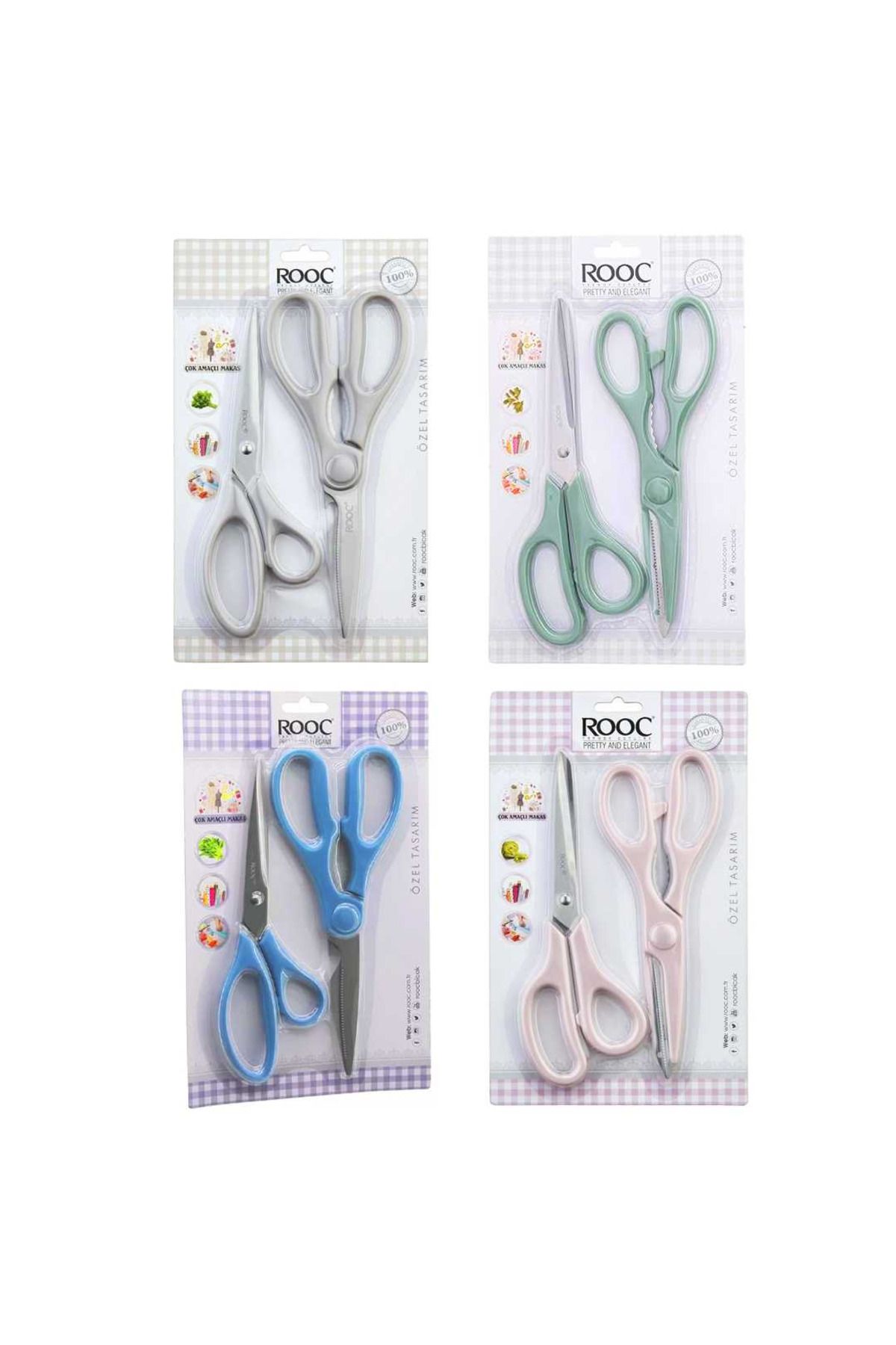 Art Tone ROOC ÇOK AMAÇLI MAKAS SETİ MKS7 21 CM - 22 CM 2 Lİ KARTELA (1 ADET)