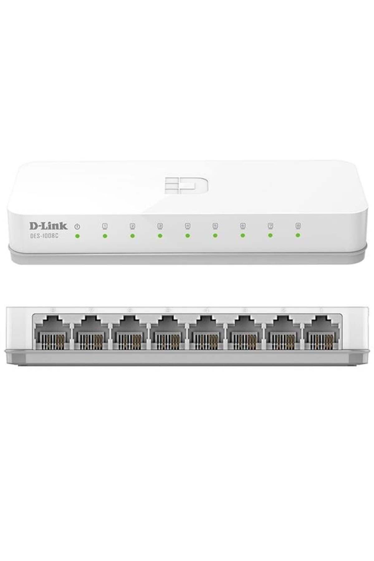 feifei D-Link Des-1008C 10/100 Mbps 8 Port Ethernet Switch