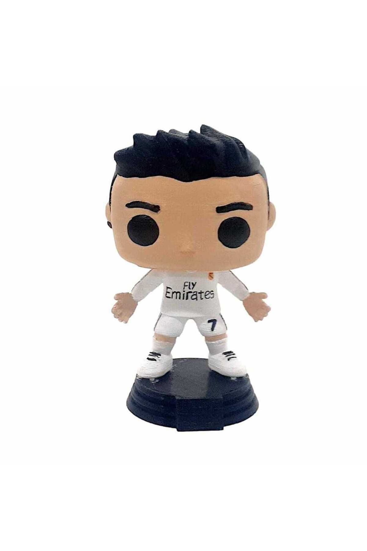 Cochines Funko pop tarzı - Cristiano Ronaldo Figür/Büst Sağlıklı PETG malzemeden üretilmiş 3D Figür 13 cm
