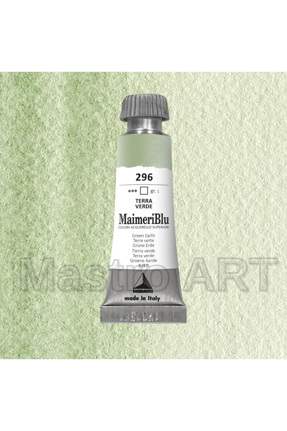 Maimeri Blu Pro Tüp Sulu Boya 12 ml S1 296 Green Earth