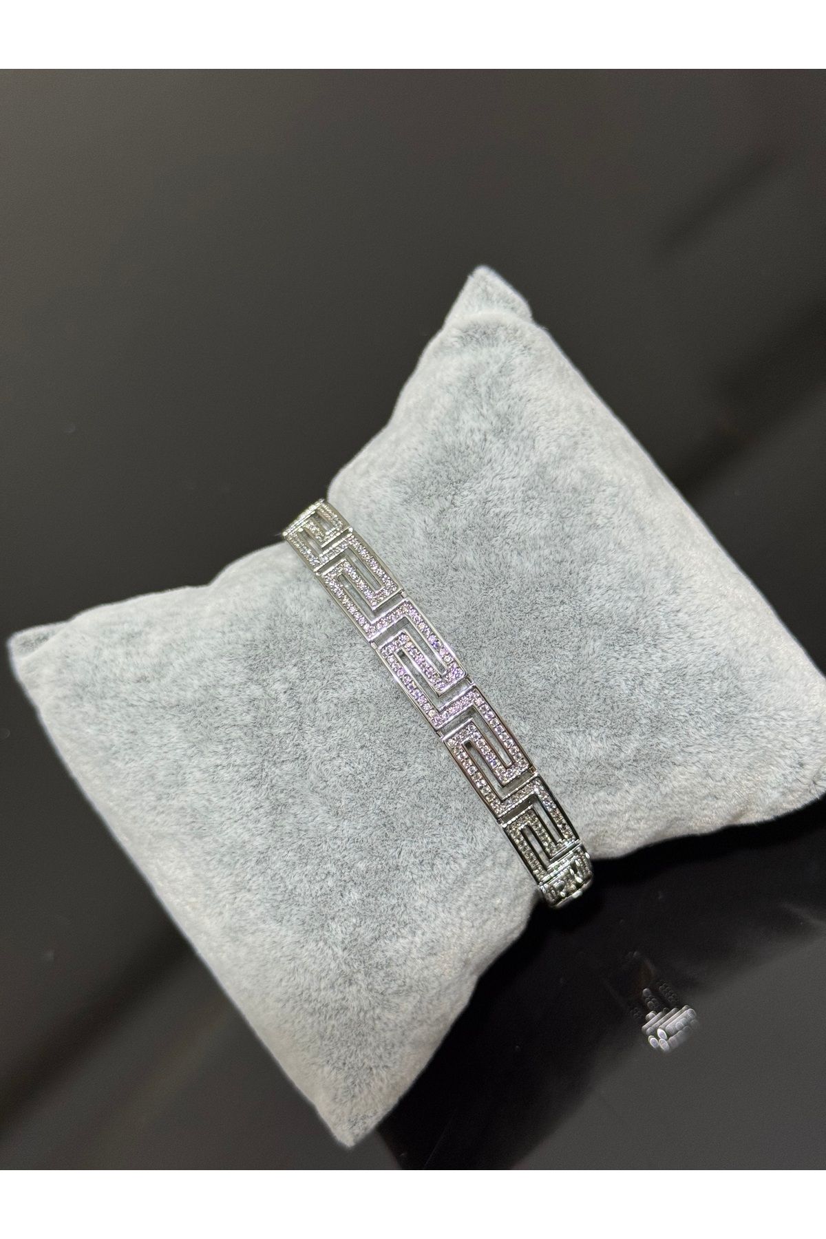 XUPING JEWELRY 316L kelepçeli zirkon taşlı çelik bileklik paslanmaz kararmaz