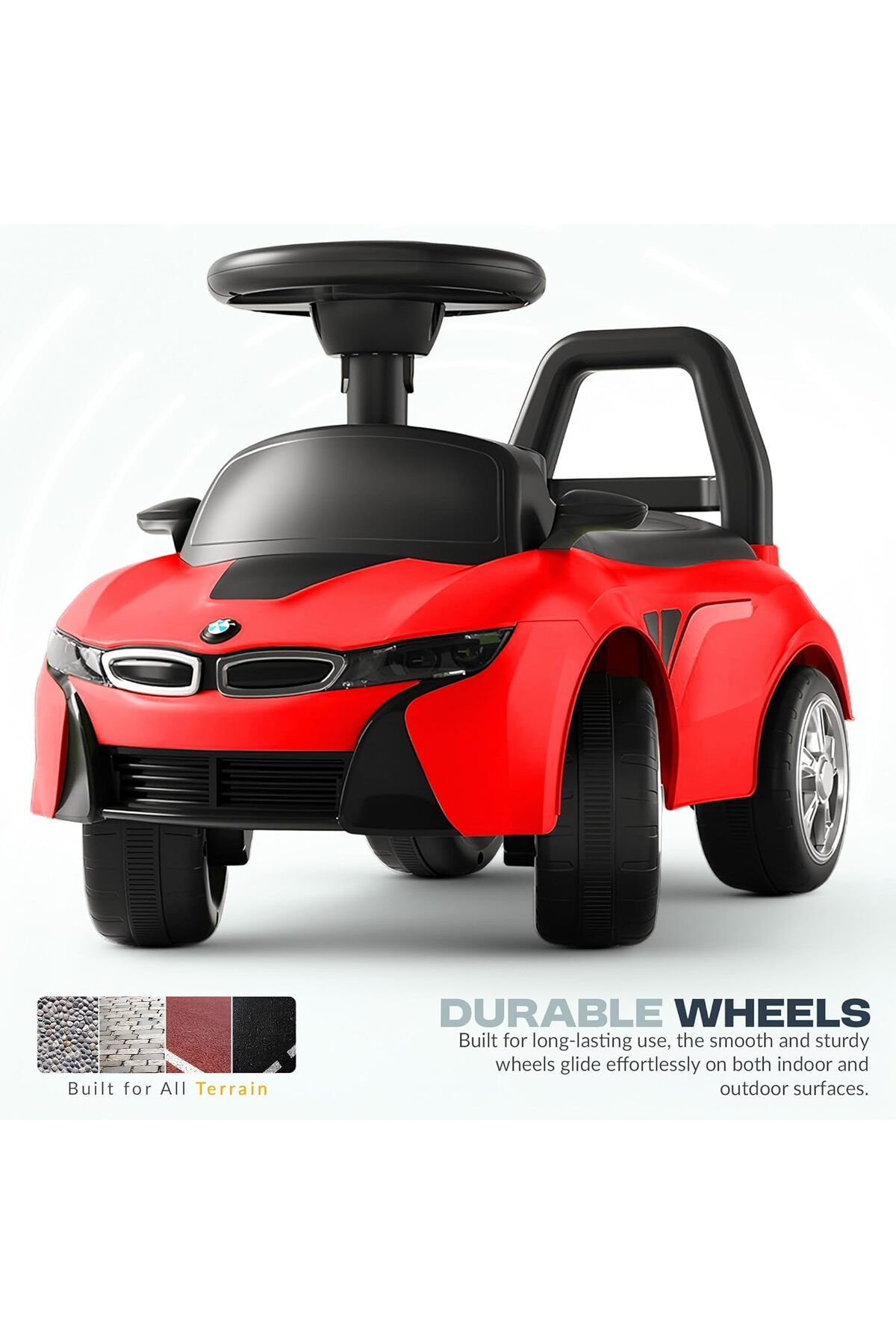 rexa-Streak Ride on Car for Kids Push Car for Toddler with Horn Button Storage & High Backrest 2