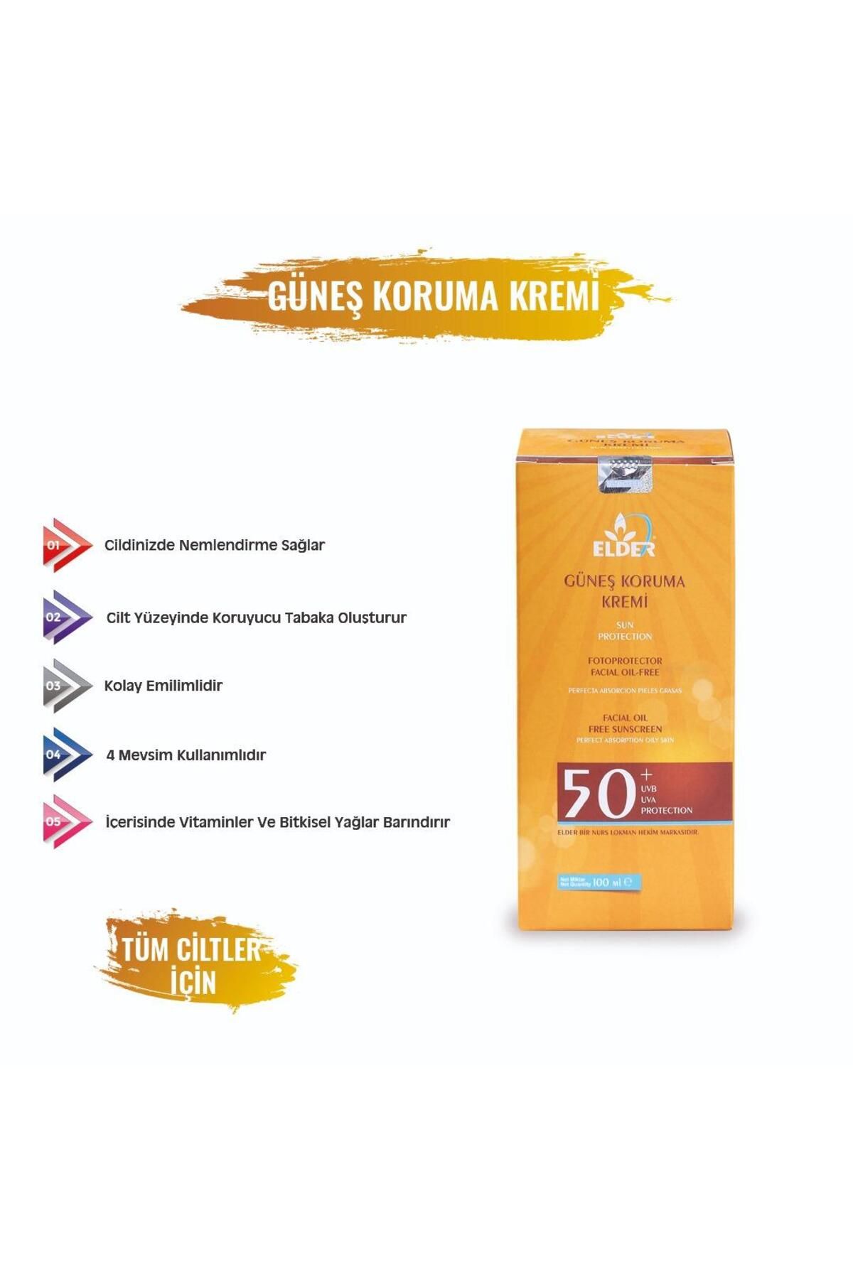 Elder Güneş koruma kremi 100 ml