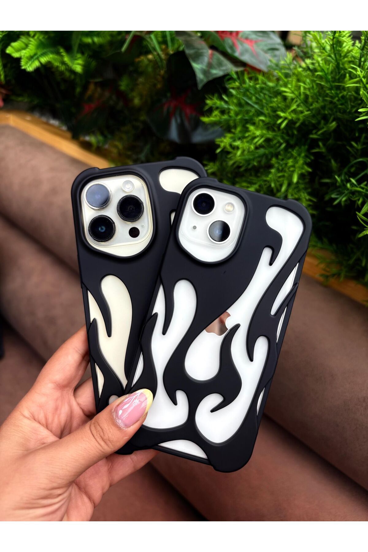 EPAksesuar EpaBlaze– Alev Tasarımlı Iphone 11 Kılıf-Siyah