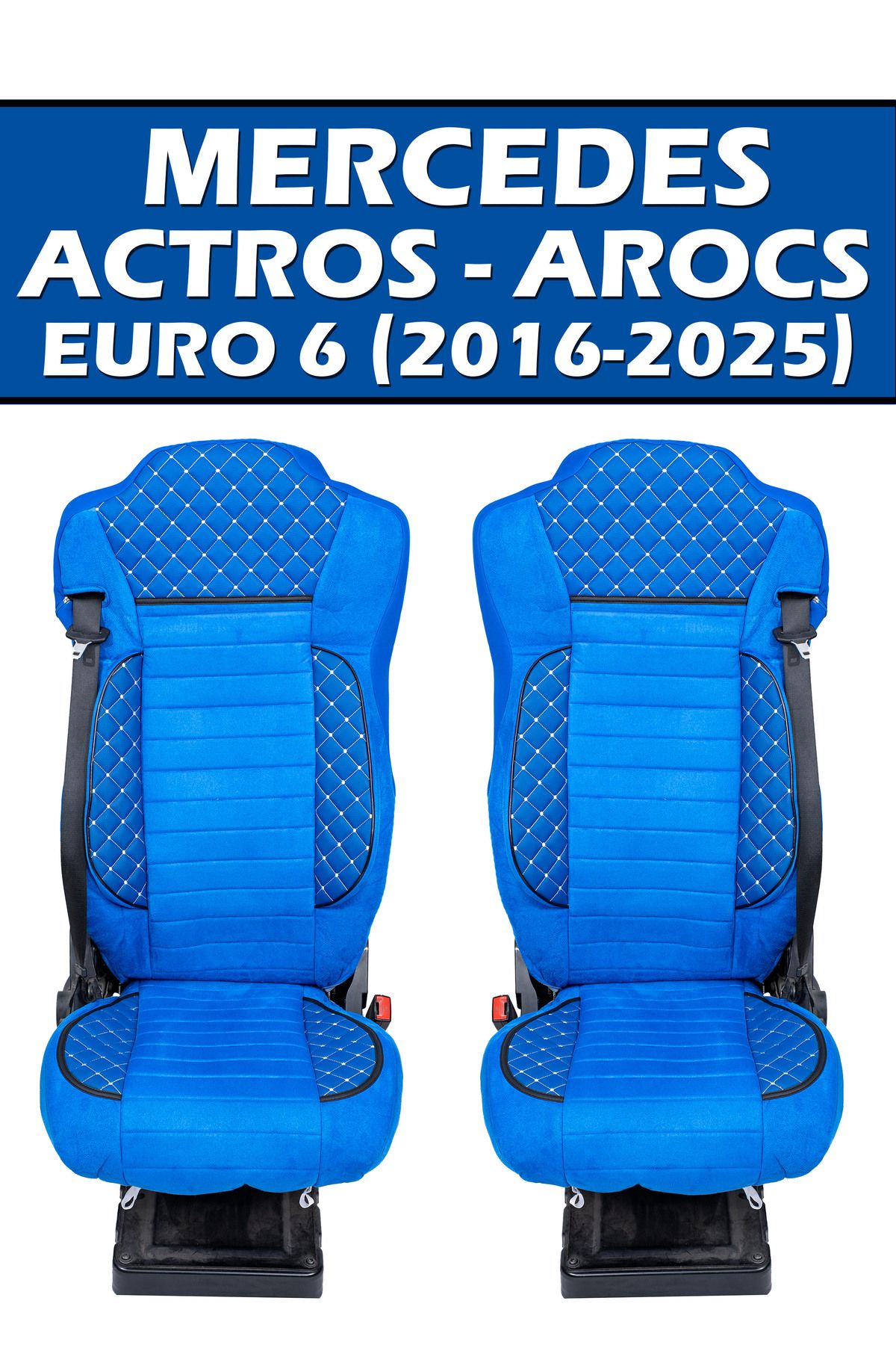 VIPTIRSHOP MERCEDES ACTROS - AROCS EURO 6 (2016-2025) DERİ SÜET ORTAPEDİK KOLTUK KILIFI