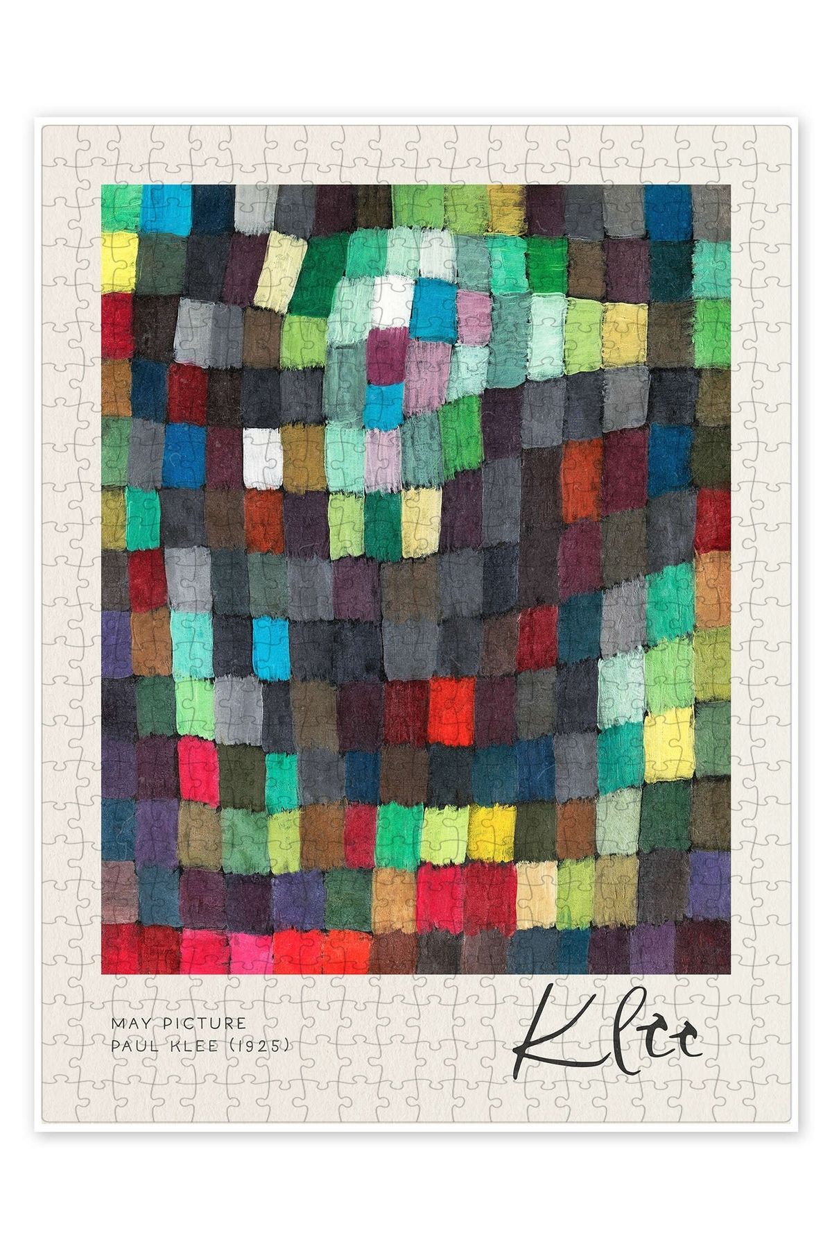 Jeronkarji Mayıs Resimli 500 Parça Puzzle Yapboz Bohem Soyut Sanat Temalı