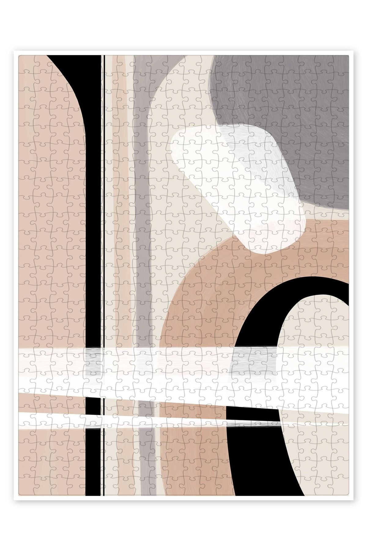 Jeronkarji Nordic Abstract I 500 Parça Puzzle Yapboz Bohem Soyut Sanat Temalı