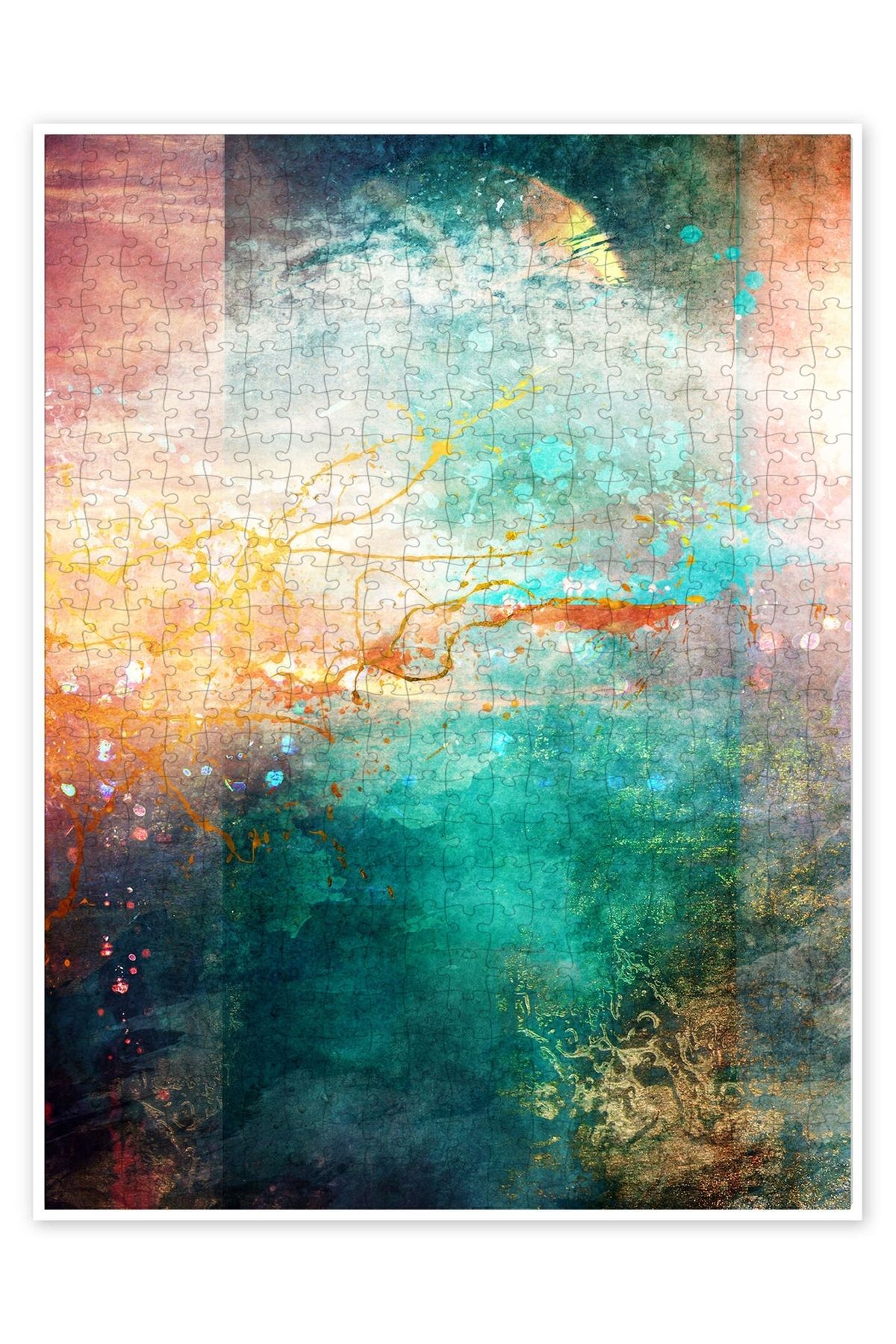 Jeronkarji Ecstatic 500 Parça Puzzle Yapboz Bohem Soyut Sanat Temalı