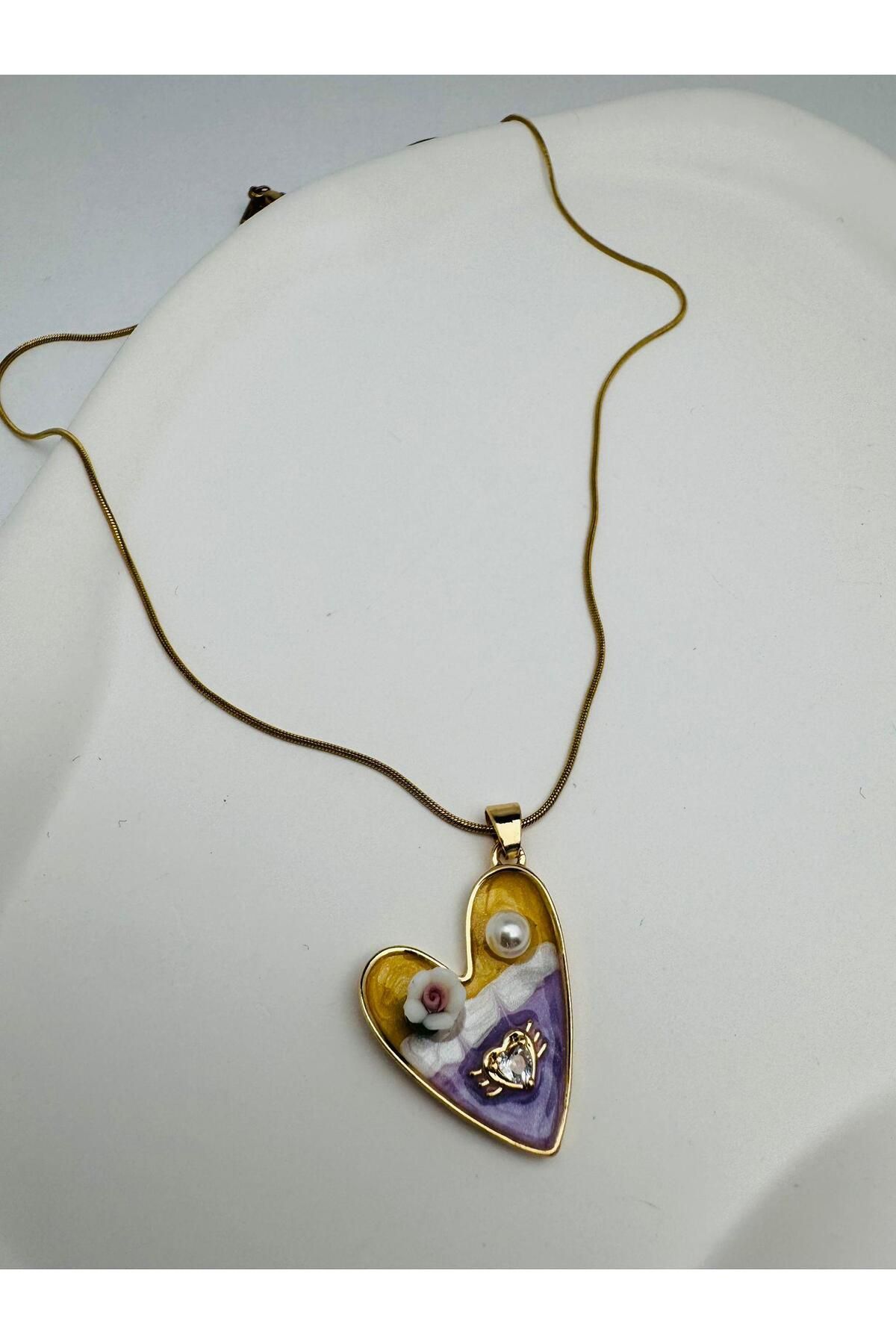 nerede bulurum Van Gogh İncili Çelik Kolye (Gold) 010689