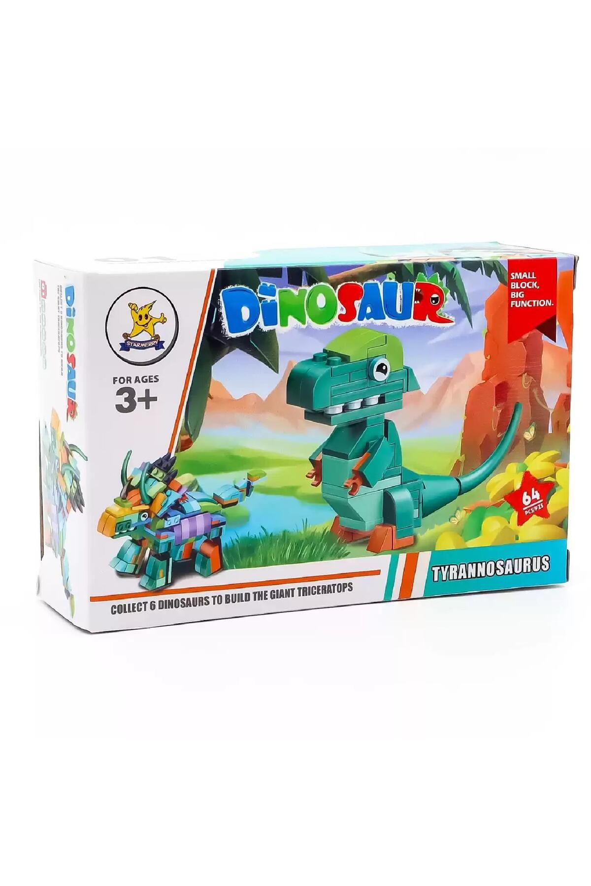 KIZILKAYA Kızılkaya Bricks Lego Dinozor 01 Tyrannosaurus 64 Parça (SM2550-1)