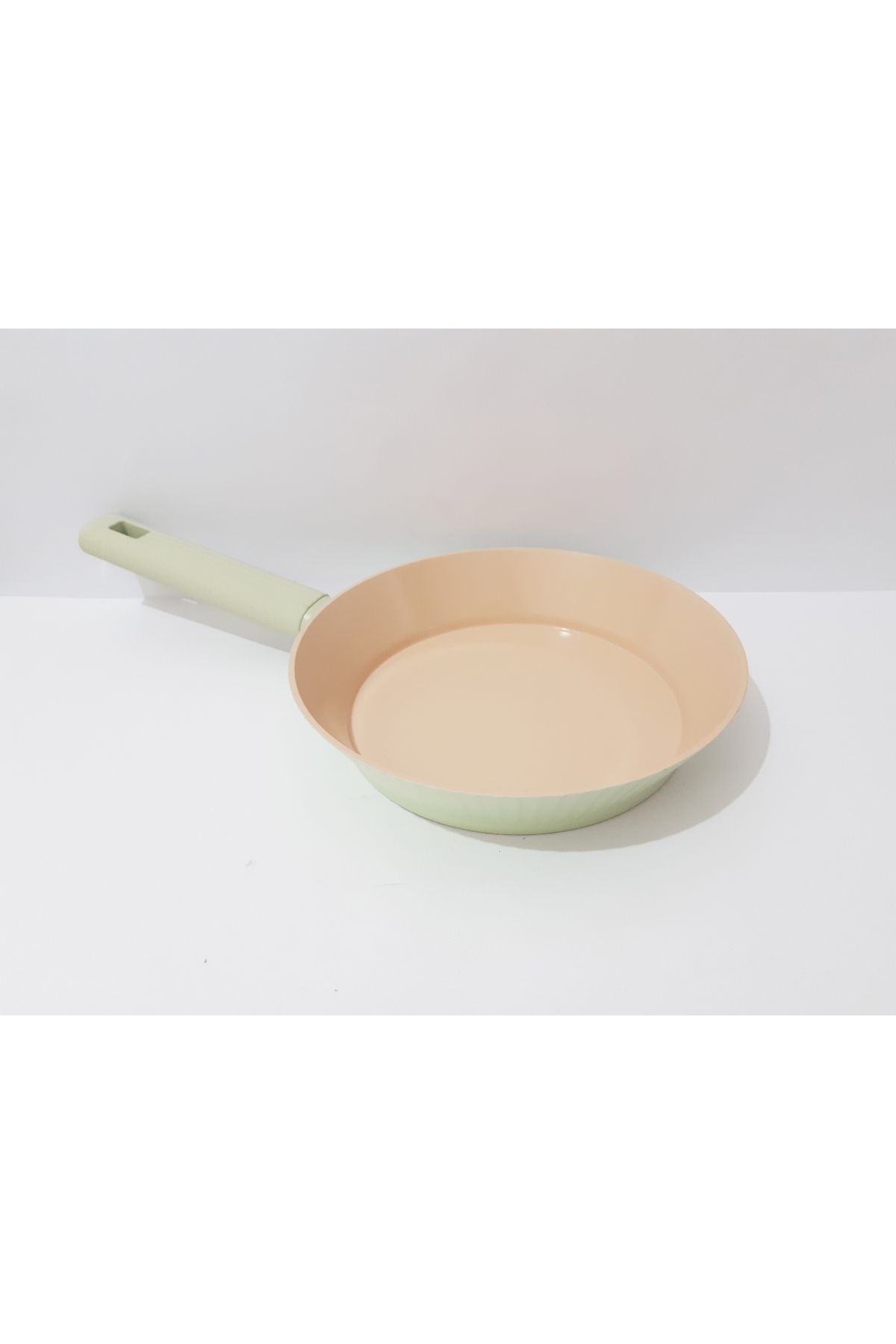 renkli çiçekler 22 CM Tava İndüksiyon Tabanlı Yapışmaz Tava Kızartma Tavası Derin Pişirme Tava