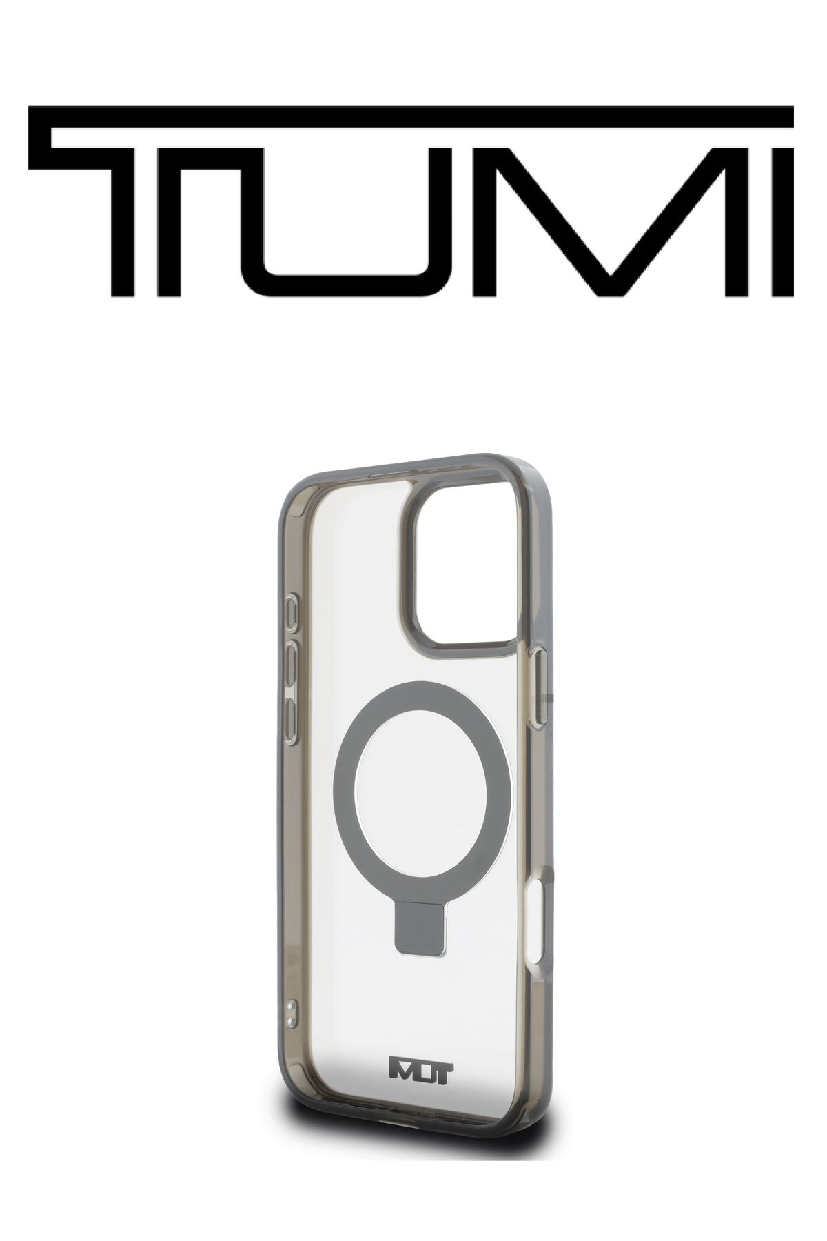 TUMI-كفر حماية شفاف لـ iPhone 16 Pro بدعم Mag Safe ومِسكة متعددة الاستخدامات بتصميم فرنسي من TUMI 7