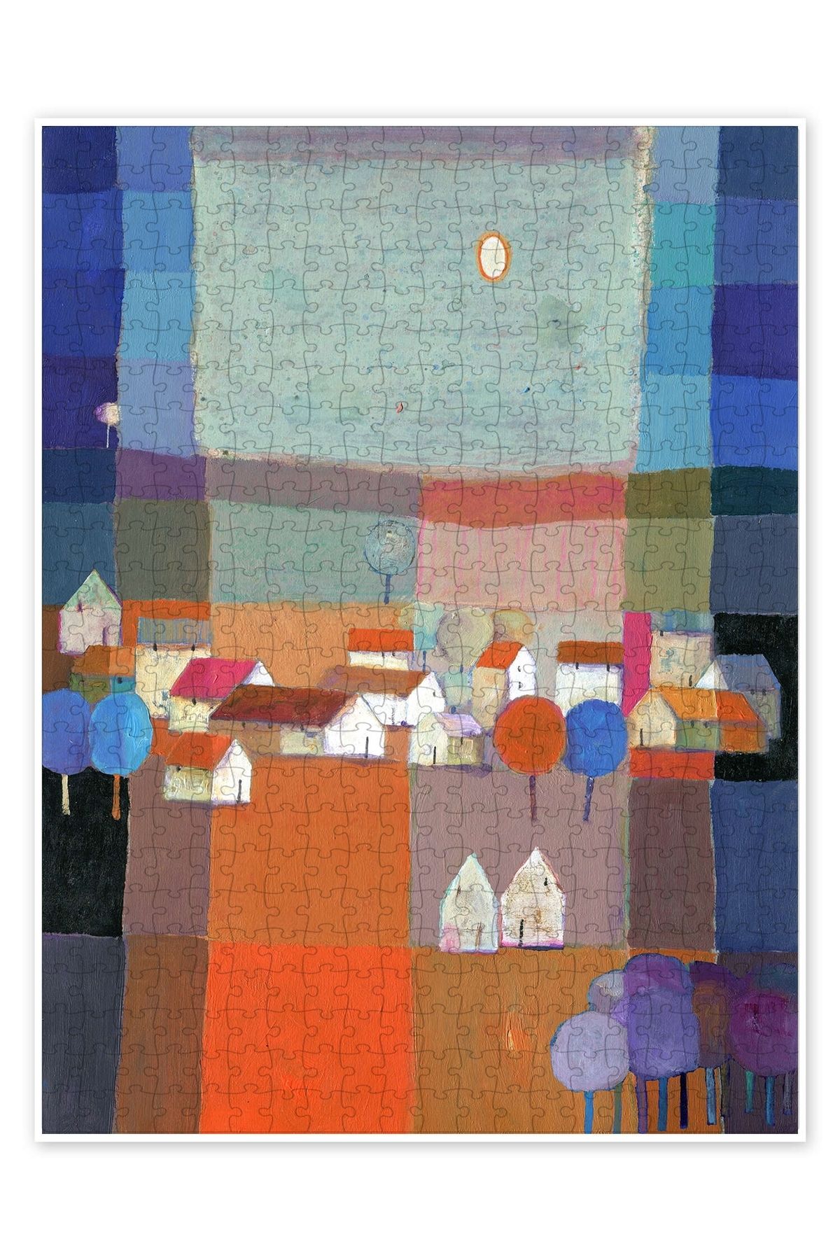 Jeronkarji Berbling 500 Parça Puzzle Yapboz Şehir Manzara Temalı Hobilik