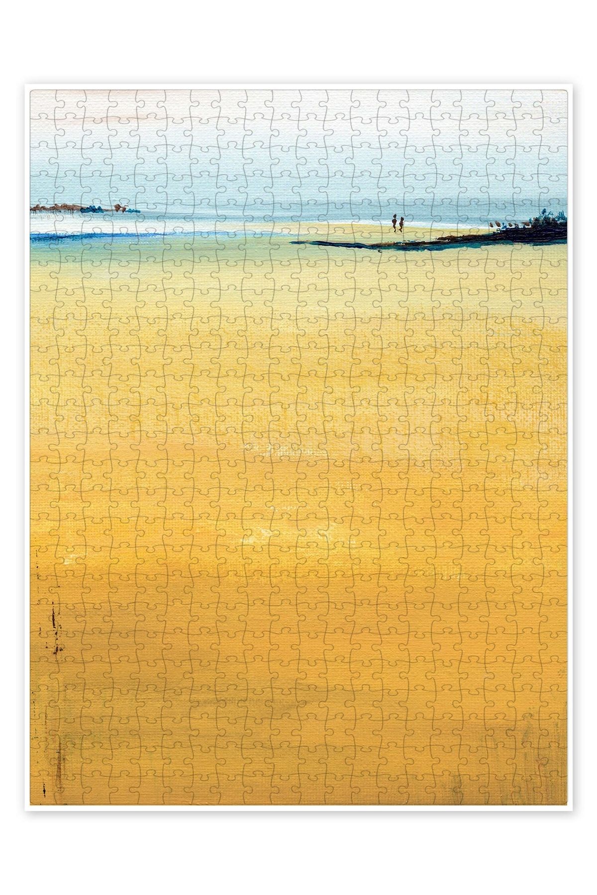 Jeronkarji Kanarya kıyısı I 500 Parça Puzzle Yapboz Bohem Soyut Sanat Temalı