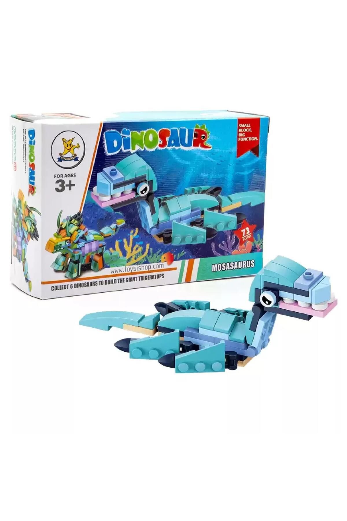 KIZILKAYA Kızılkaya Bricks Lego Dinozor 06 Mosasaurus 73 Parça (SM2550-6)