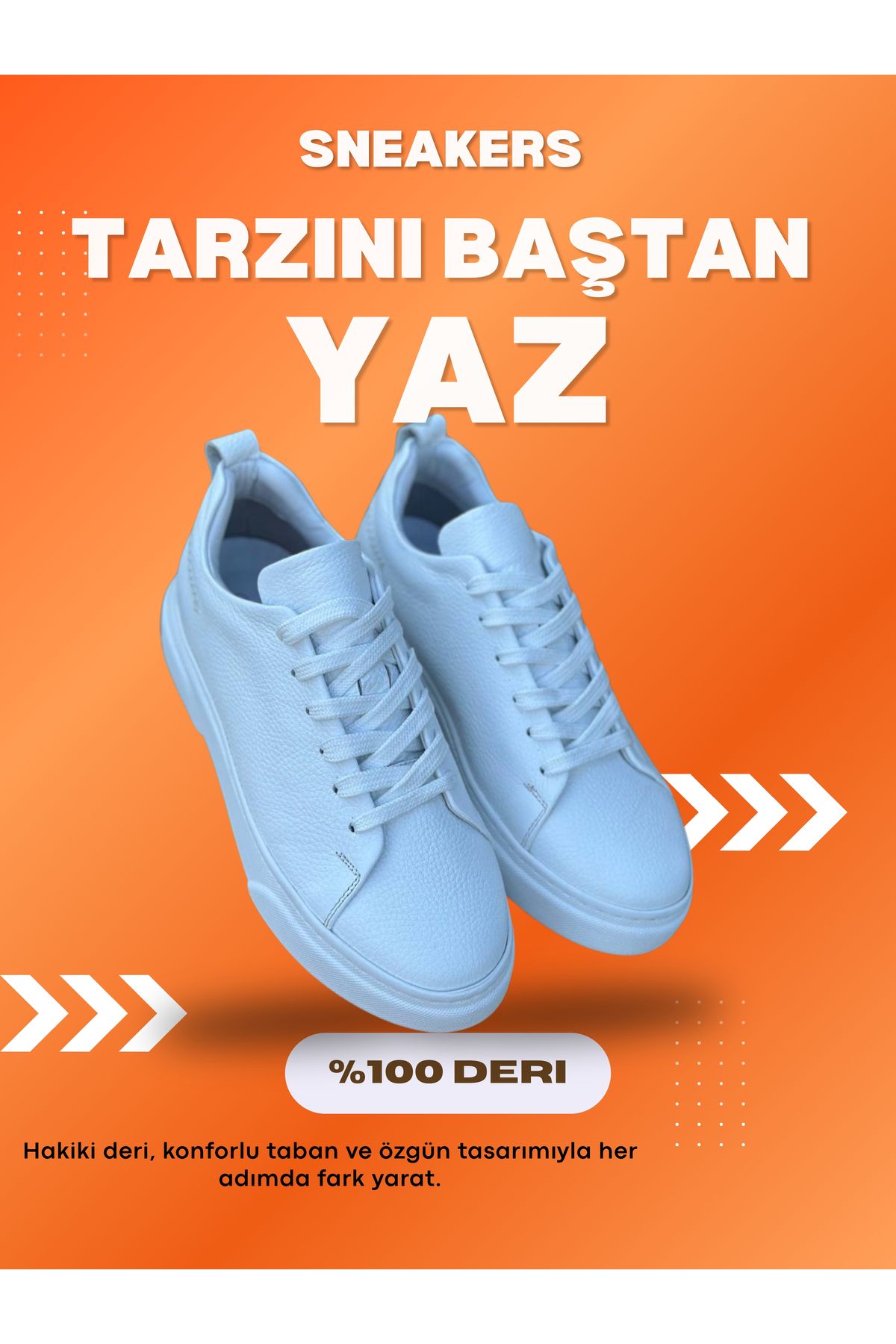 shcenco Hakiki Deri Erkek Sneaker Ayakkabı – El Işçiliği Ve Konforlu Taban
