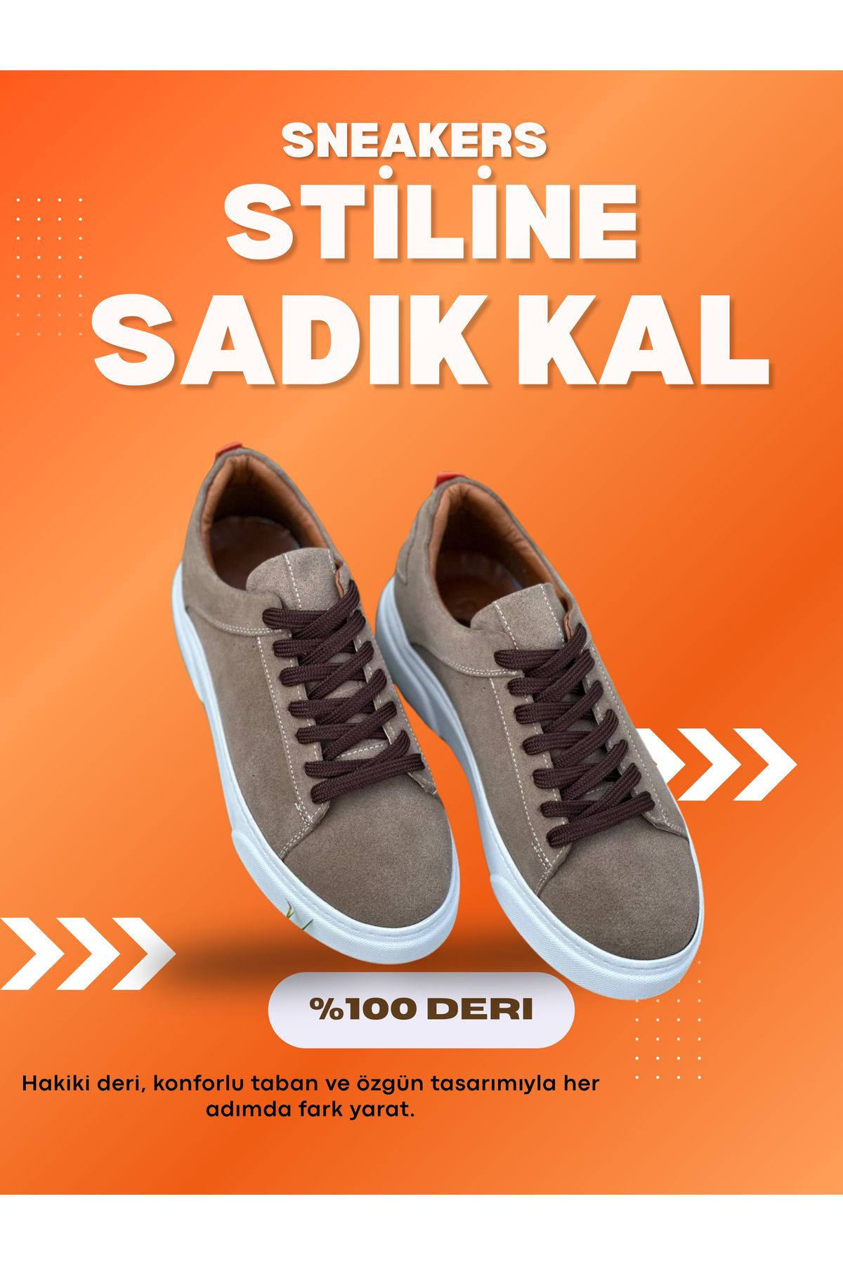 shcenco Hakiki Deri Erkek Sneaker Ayakkabı – El İşçiliği ve Konforlu Taban