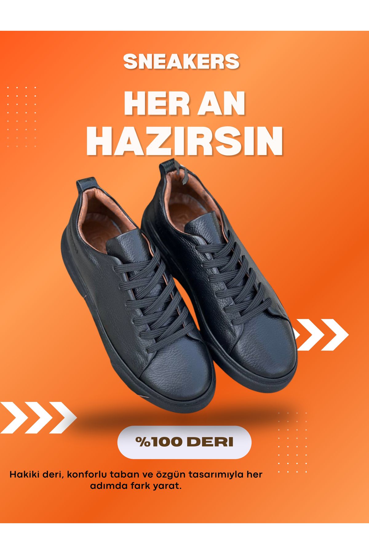 shcenco Hakiki Deri Erkek Sneaker Ayakkabı – El Işçiliği Ve Konforlu Taban