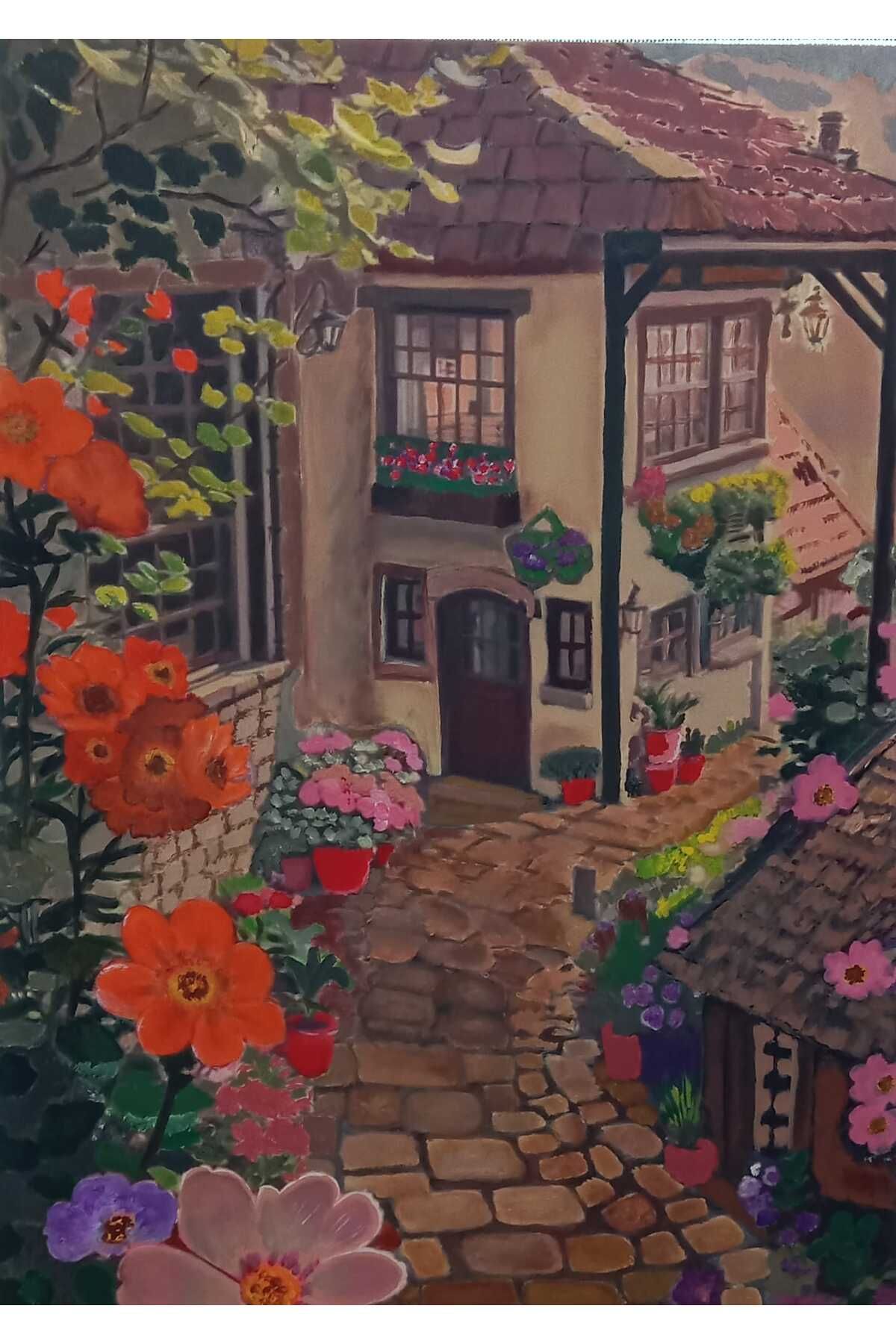 Öz .Green Art Home El yapımı, akrilik tuval, 50x70 cm, kişiye özel tasarım,