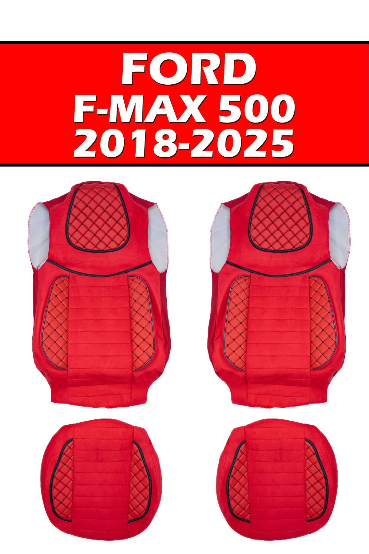 VIPTIRSHOP FORD FMAX (2018-2025) DERİ SÜET ORTAPEDİK KOLTUK KILIFI