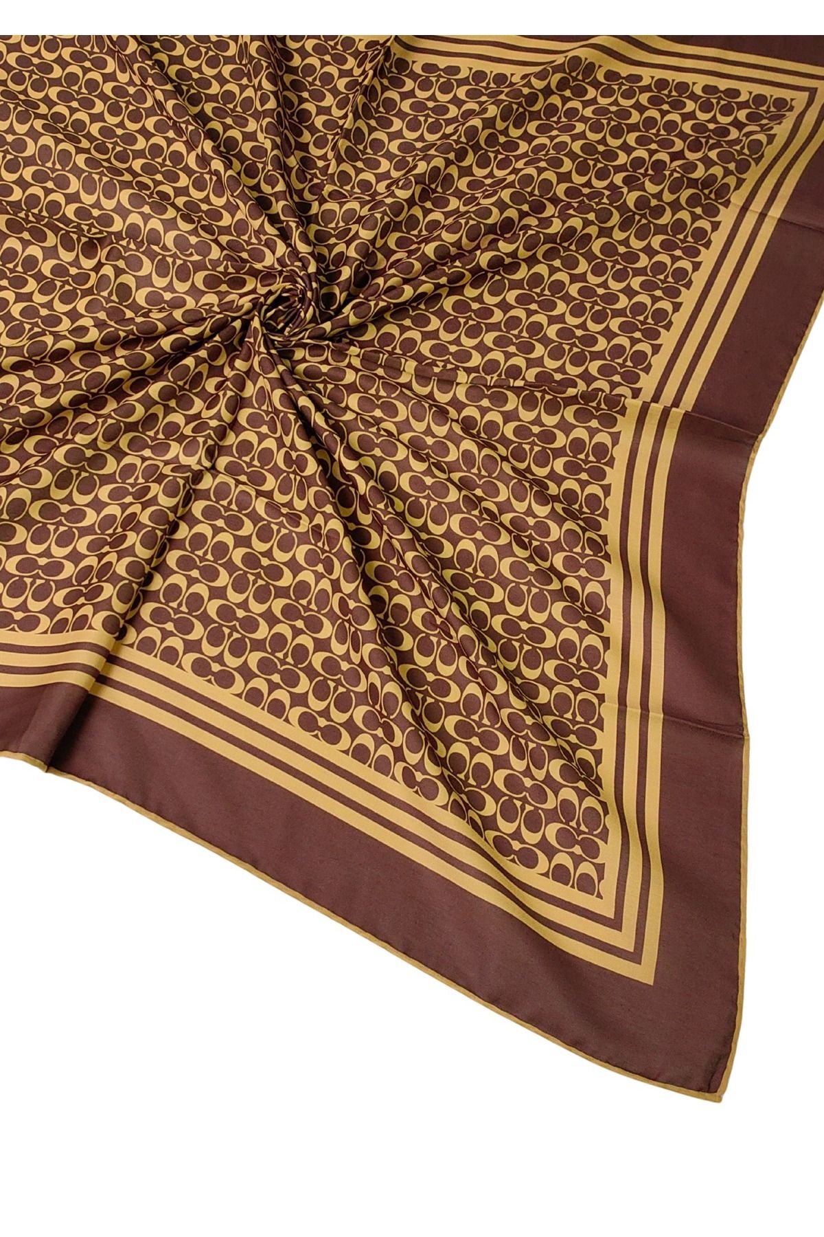 mim eşarp Işıl İpek C Desen Cotton Vual Eşarp 90x90 cm