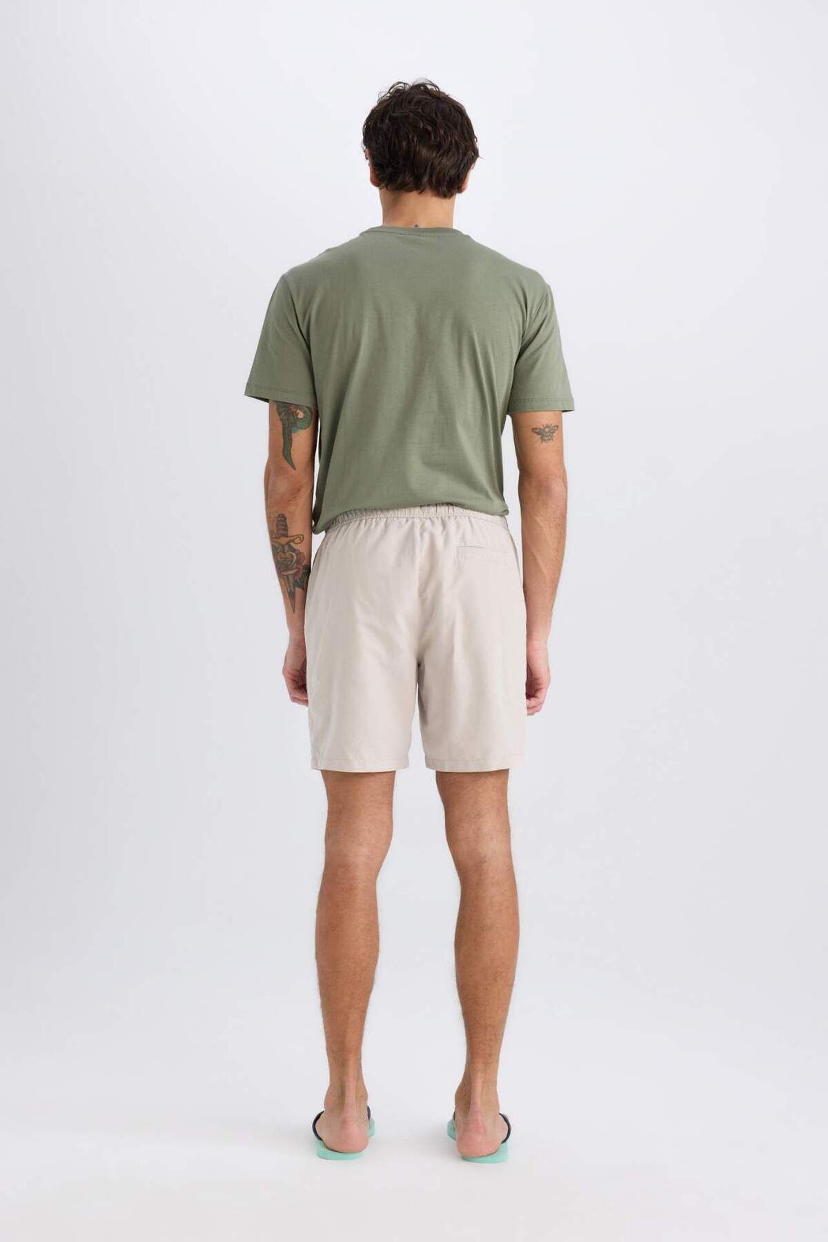 DeFacto-Mesh Lined Quick Dry Short Length Sea Shorts X2955Az25Hs 6