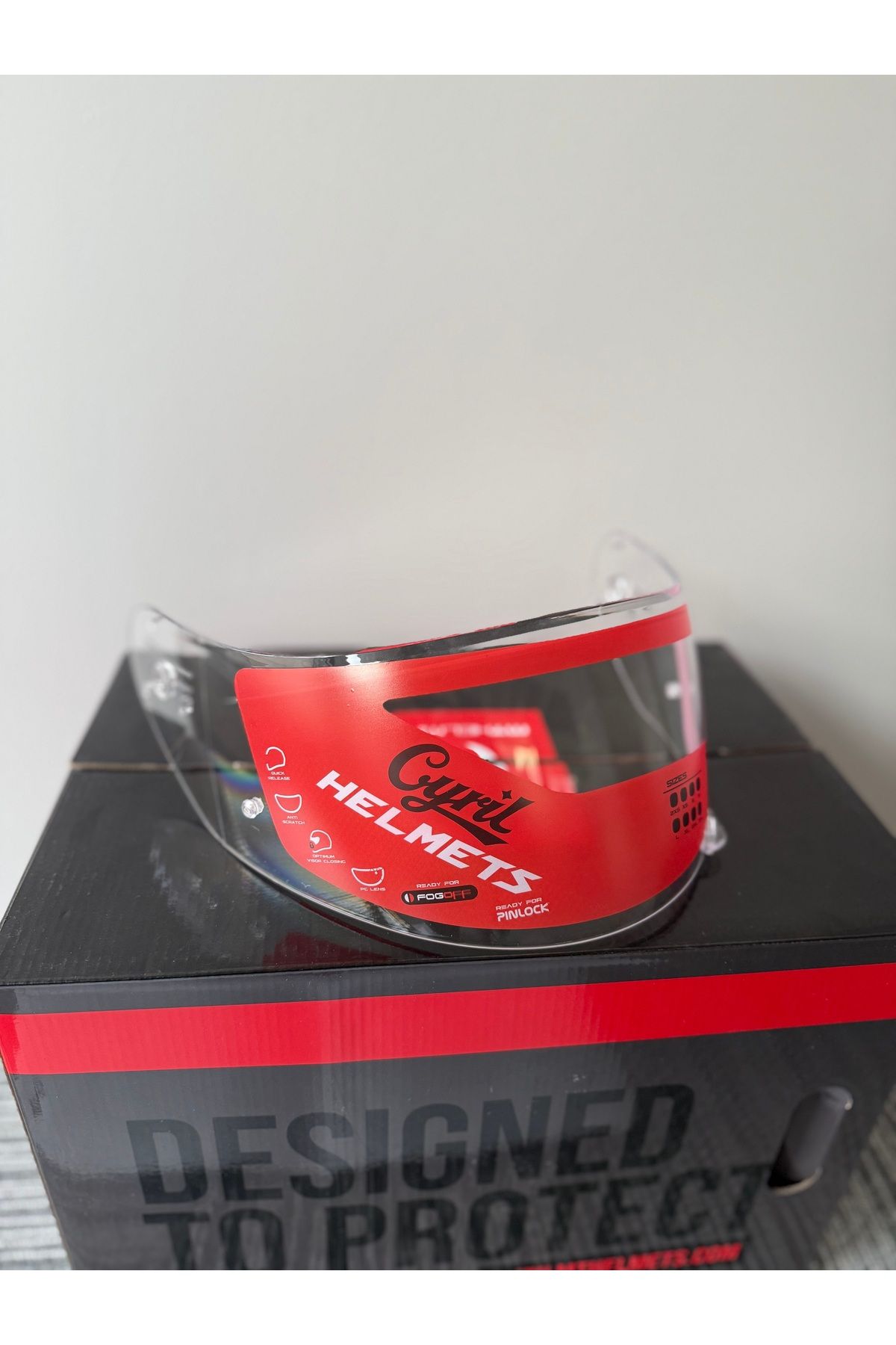 mx aksesuar V24 MT ŞEFFAF KASK CAMI VİZÖRÜ - CYRIL GECKO SV EPİC UYUMLU - HEDİYELİ