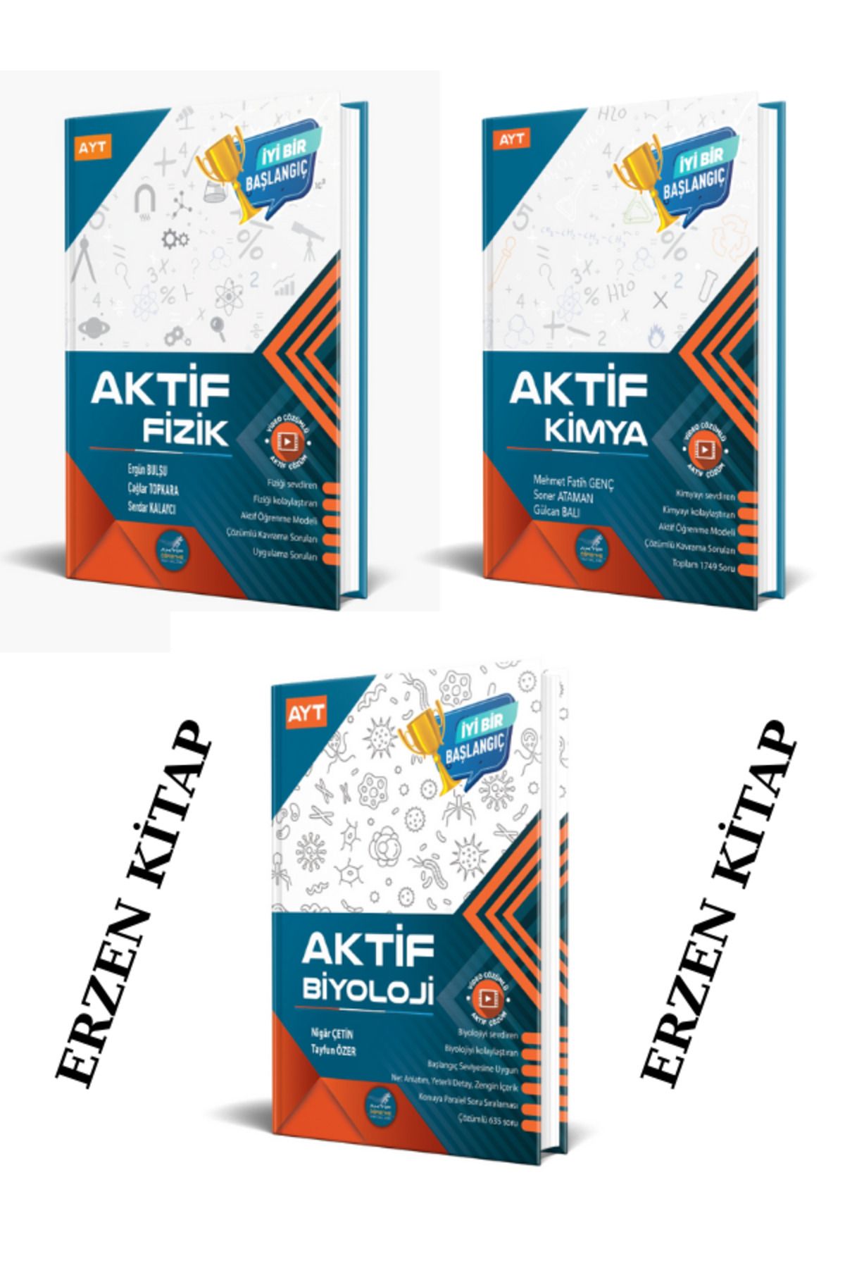 Aktif Öğrenme Yayınları 0 DAN BAŞLAYANLARA ATY FİZİK + AYT KİMYA + AYT BİYOLOJİ
