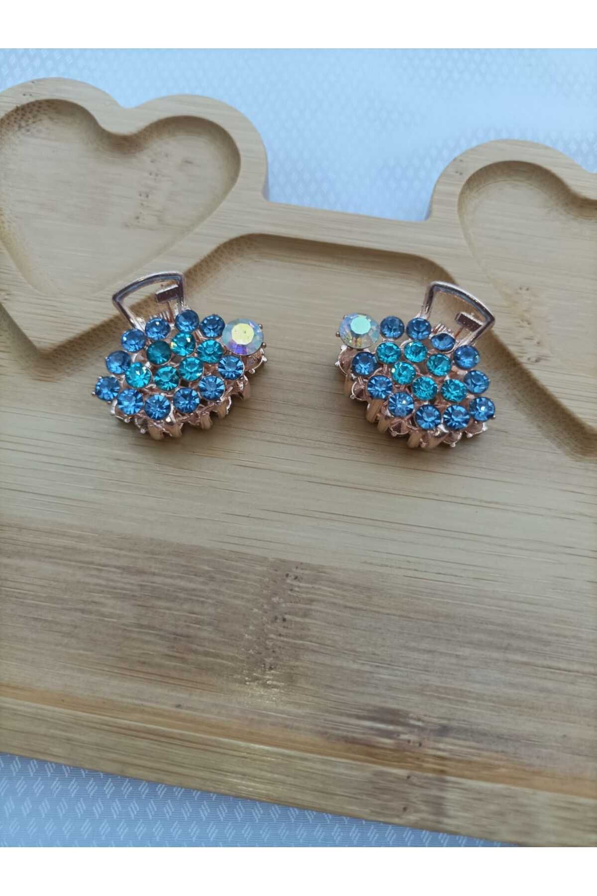 JHTshop 2li Taşlı Mandal Toka Kadın* 2,5cm/ *2,5cm*