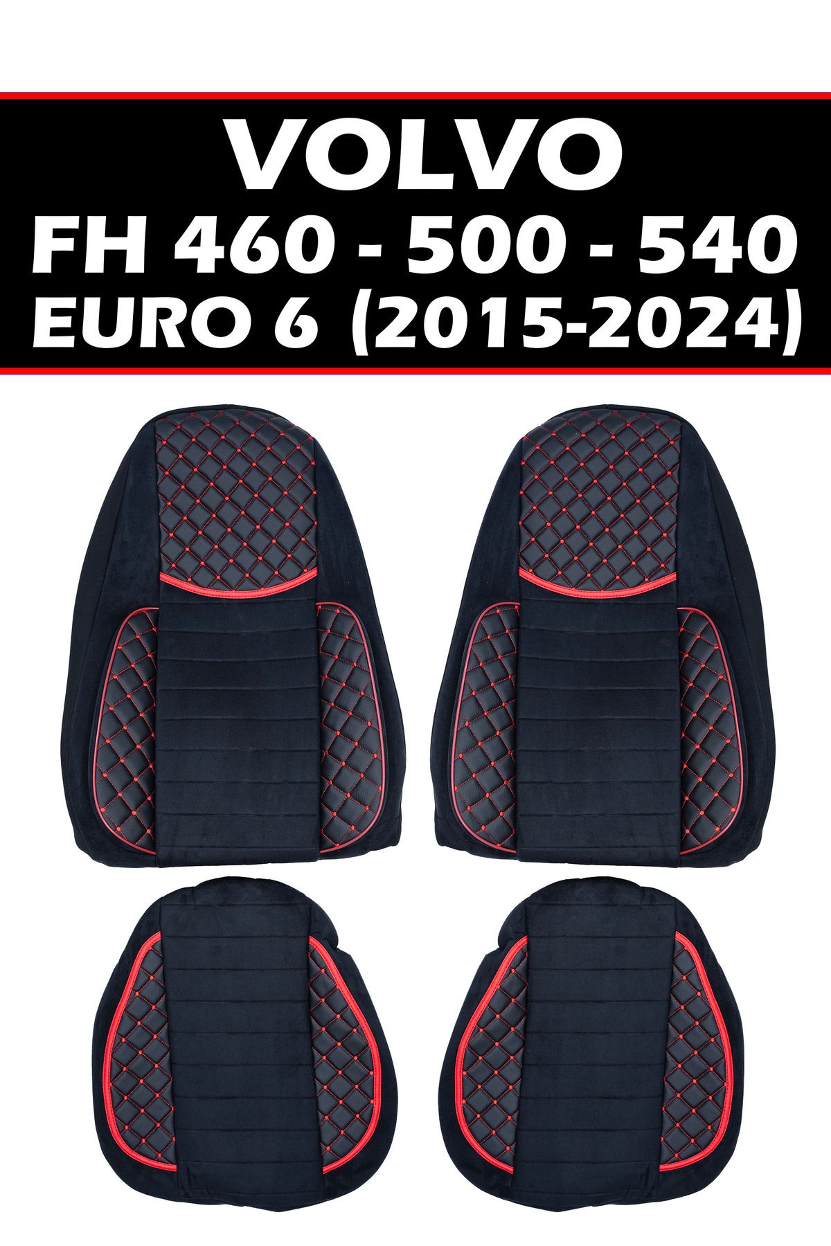 VIPTIRSHOP VOLVO FH 460-500-540 EURO 6 (2015-2024) DERİ SÜET ORTAPEDİK KOLTUK KILIFI