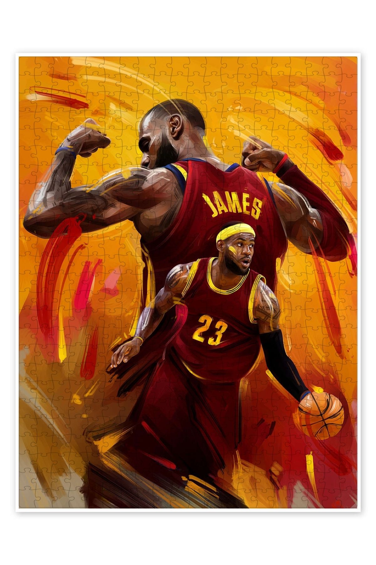 Jeronkarji LeBron James 500 Parça Puzzle Yapboz Klasik Film Temalı